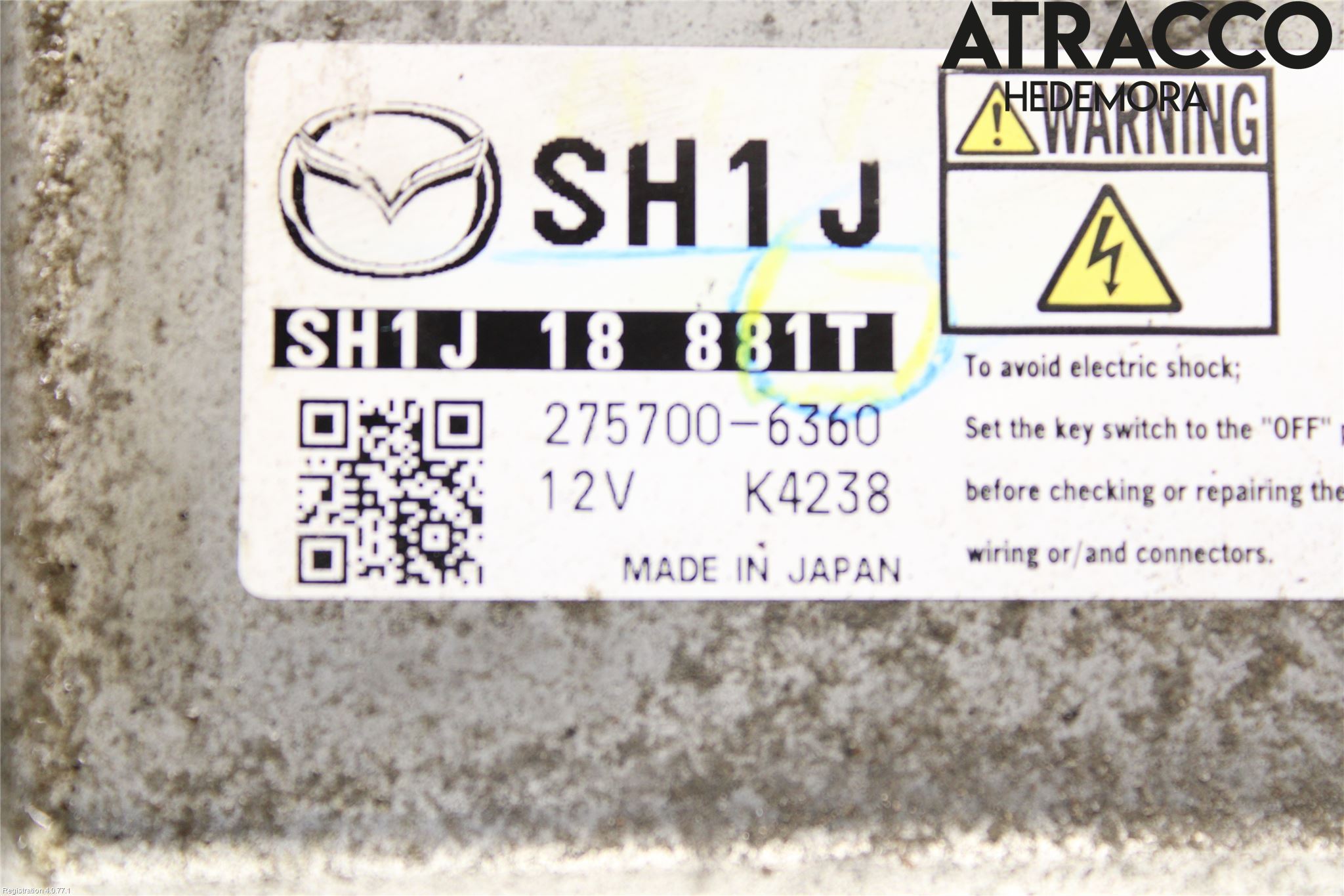Mazda CX-5 12-17 Styreenhet Dieselpumpe
