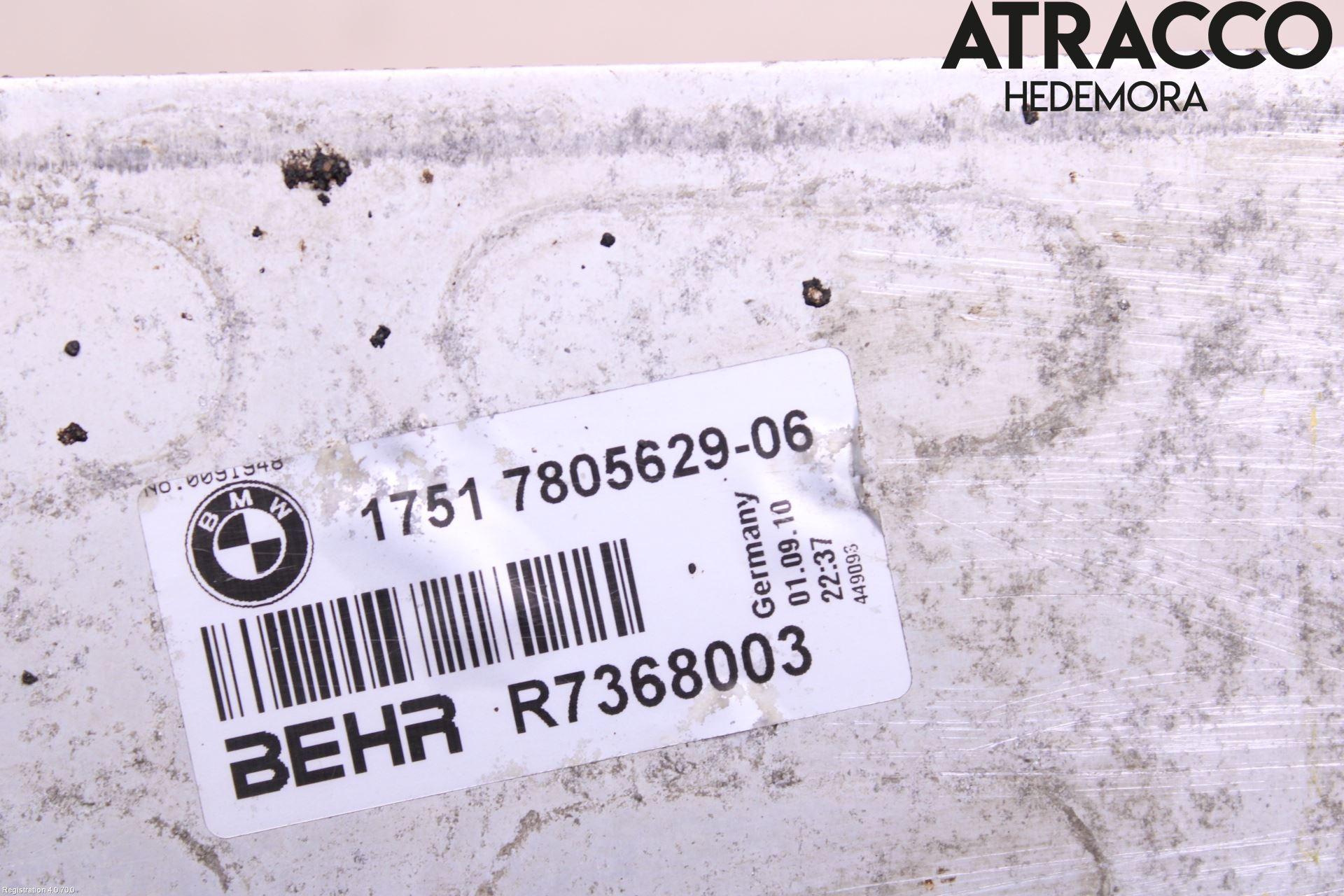 BMW 5 F10/F11/F18 09-17 Intercooler Radiator