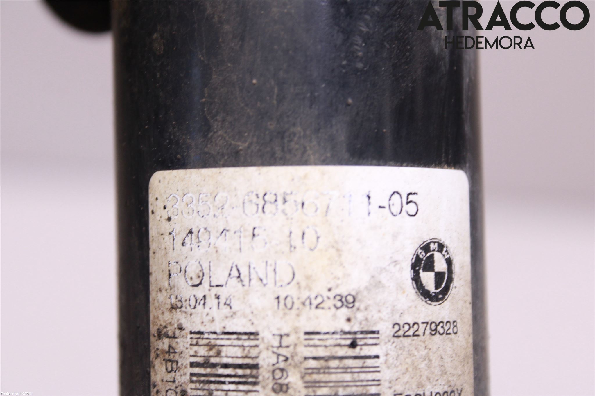 BMW 4 F32/F33/F82/F83 13-20 Støtdemper Bak