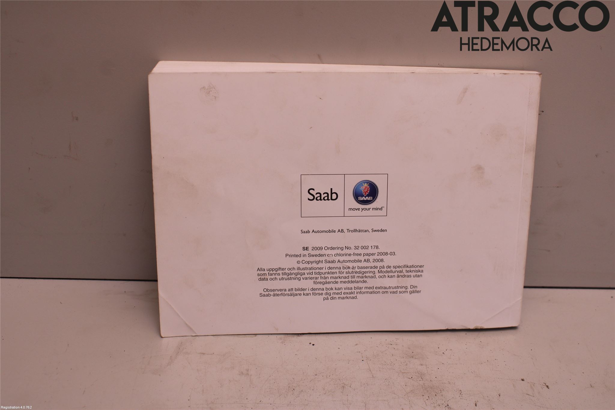 Saab 9-3 VER2/VER3 08-15 Instruksjonsbok