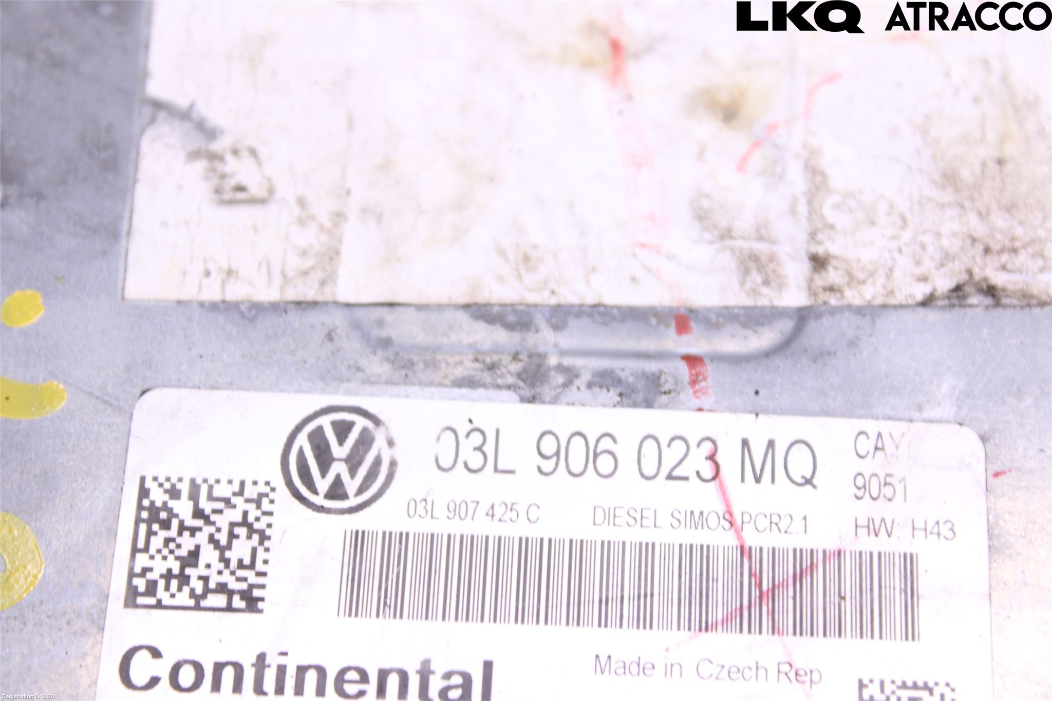 Volkswagen VW GOLF VI 09-13 Styreenhet Dieselpumpe