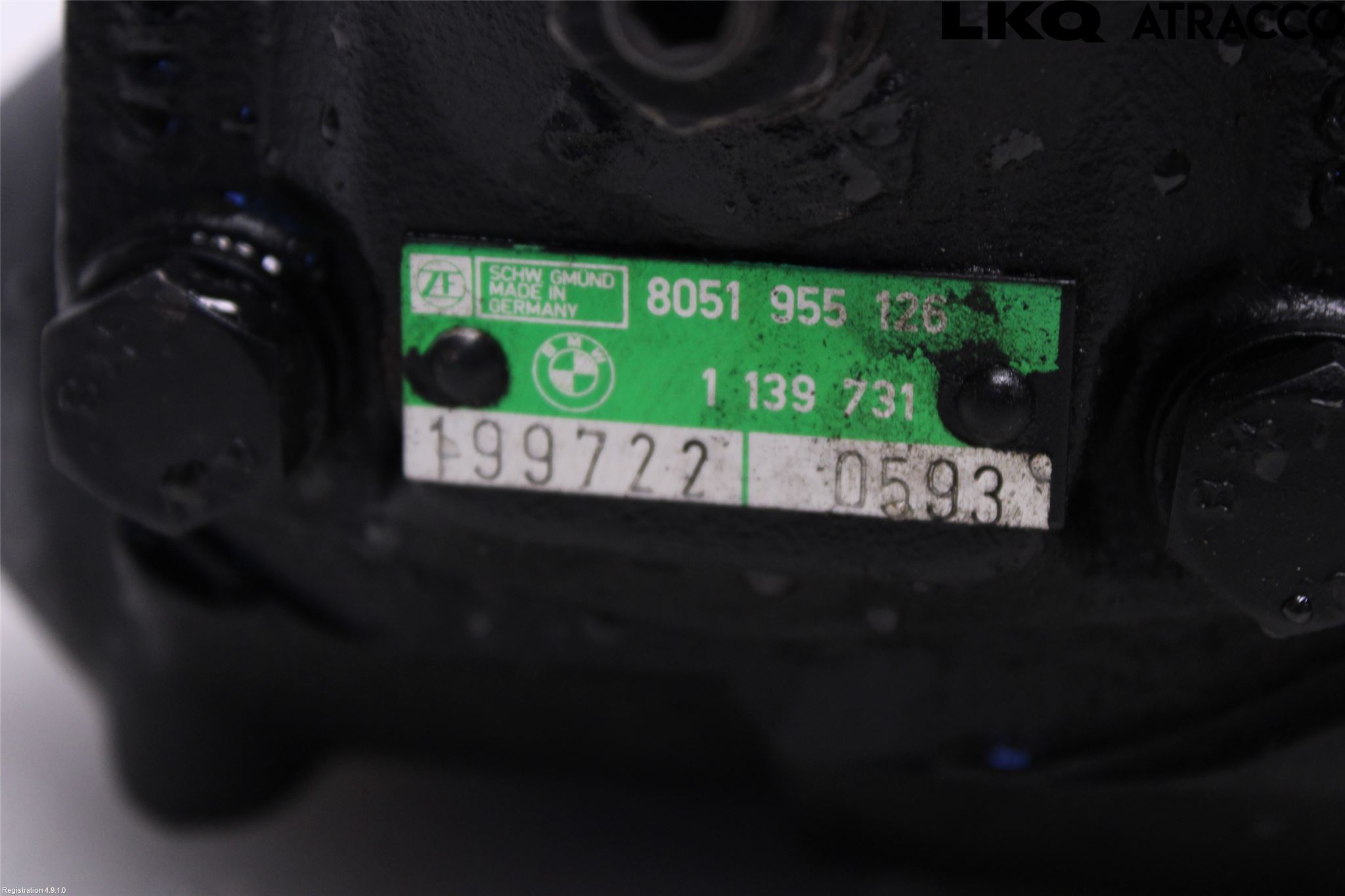 BMW 5 E34      88-96 Servo Snekke - Tannstang