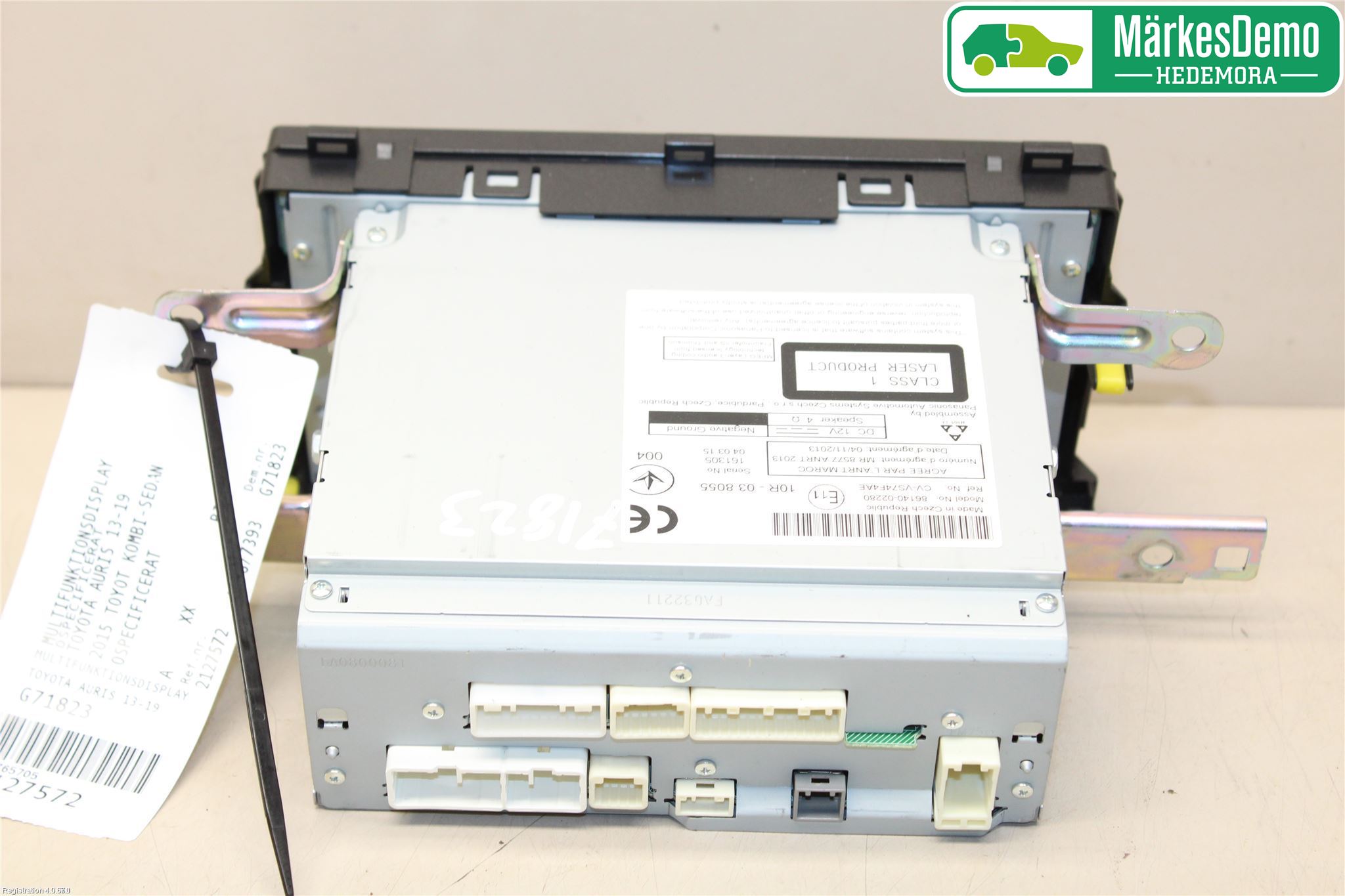 Toyota AURIS 13-19 Stereo Radio Med Cd