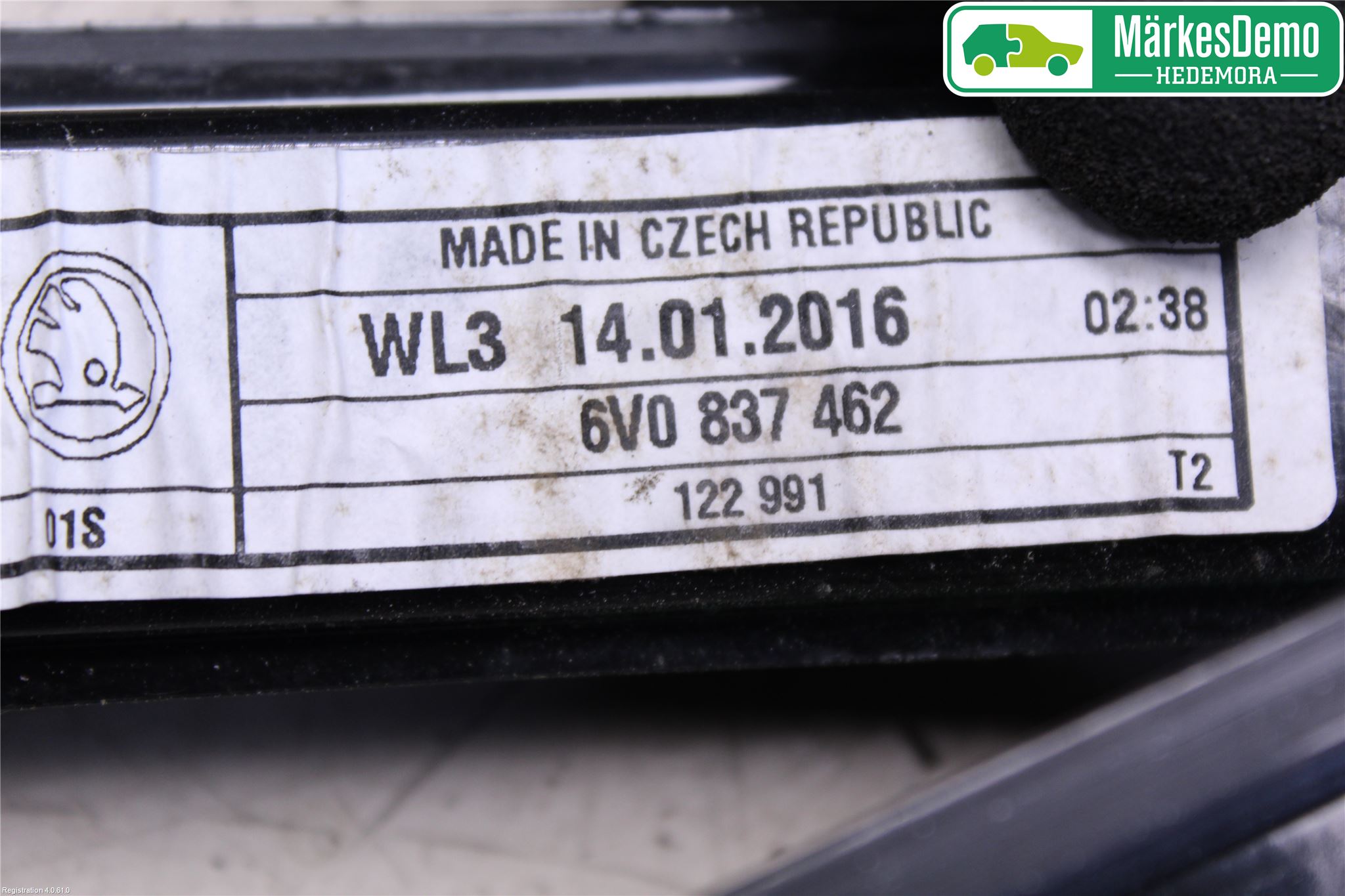 Skoda FABIA 15-21 Vindusheis El Komp