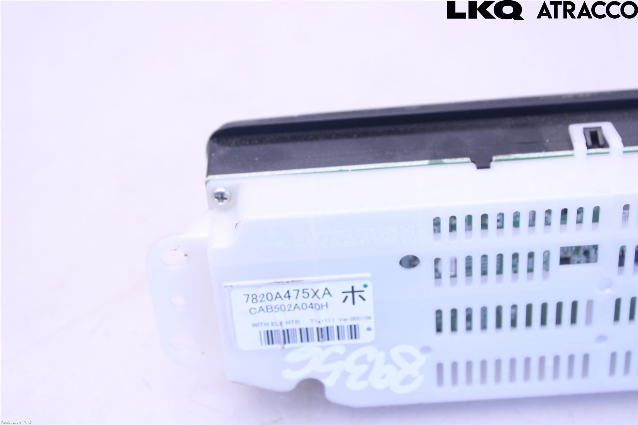 Mitsubishi OUTLANDER 13-21 Varme Ac Betjening-Display
