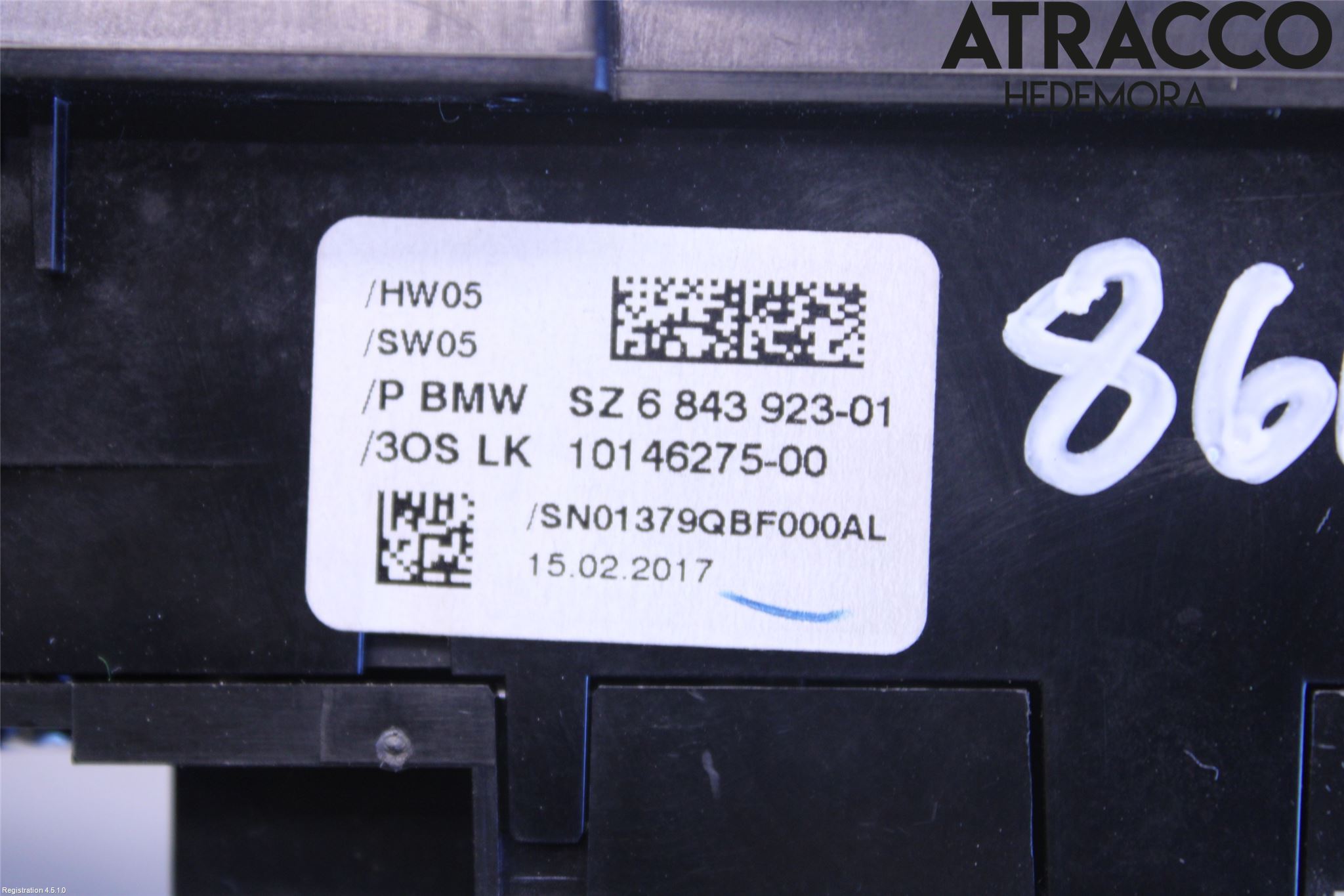 BMW 5 G30/G31/F90 17-23 Bryter Gearkasse