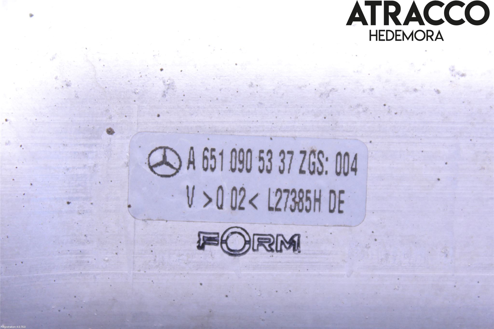 Mercedes-Benz MB C-KLASS (W205) 14-21 Intercooler Rør-Slange