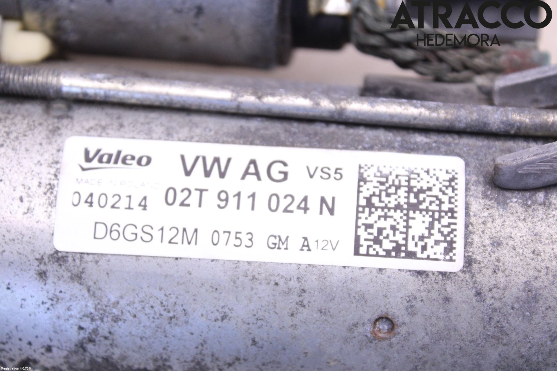 Volkswagen VW POLO 10-17 Startmotor