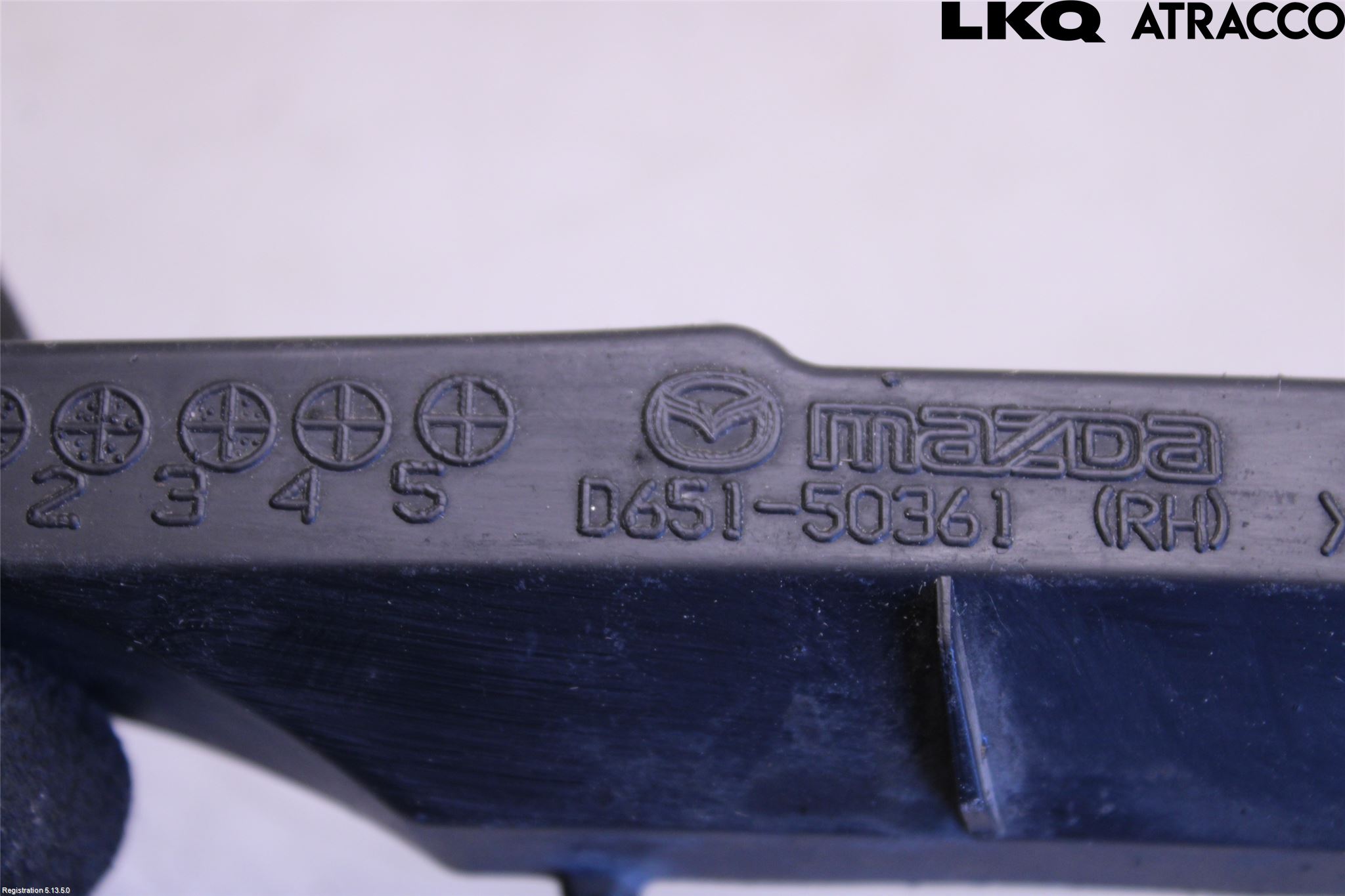 Mazda 2 (DE) 08-15 Støtfangerfeste Bak Høyre