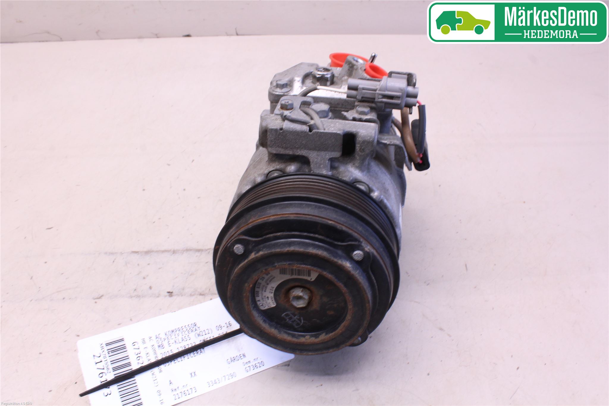Mercedes-Benz MB E-KLASS (W212) 09-16 Varme Ac Kompressor