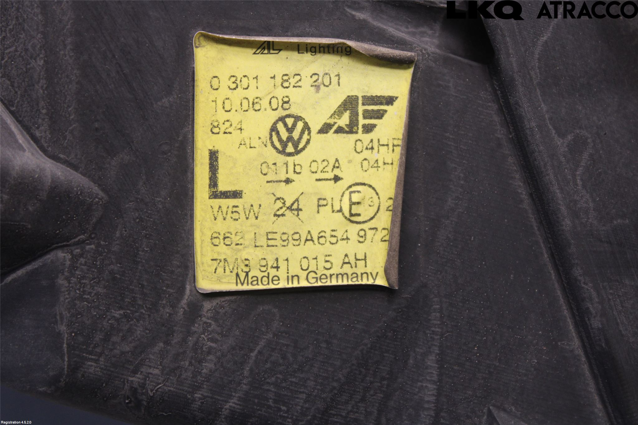 Volkswagen VW SHARAN      01-10 Frontlykt Venstre