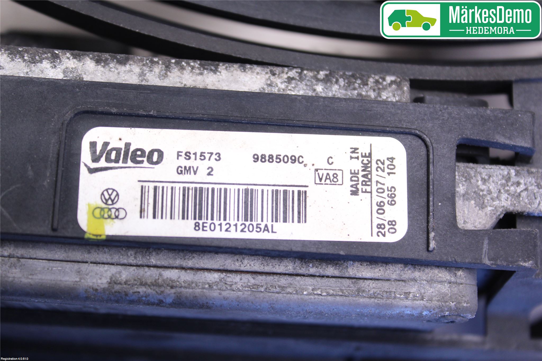 Audi A4/S4 05-07 Kjølevifte Elektrisk