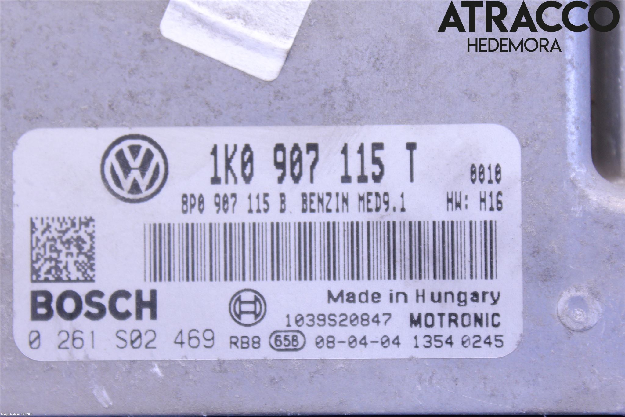 Volkswagen VW GOLF V 04-09 Styreenhet Innsprøytning