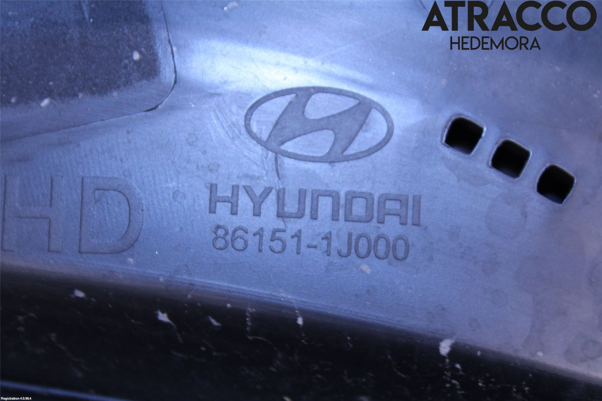Hyundai i20 PB 09-14 Visker Deksel-Grill-Under Frr