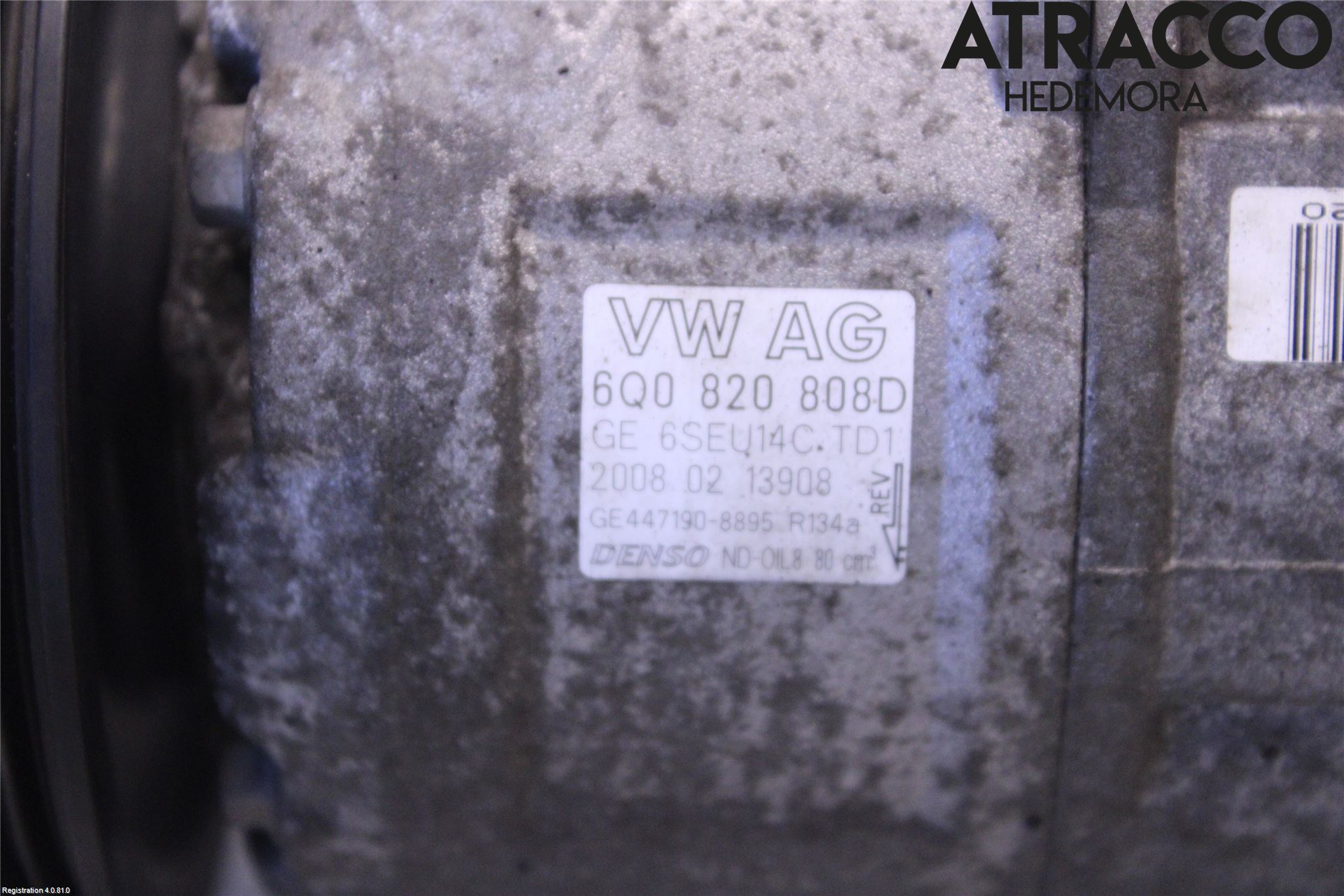 Volkswagen VW POLO 05-09 Varme Ac Kompressor
