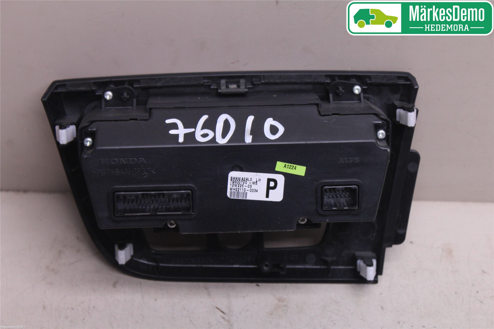 Honda CIVIC 12-16 Varme Ac Betjening-Display