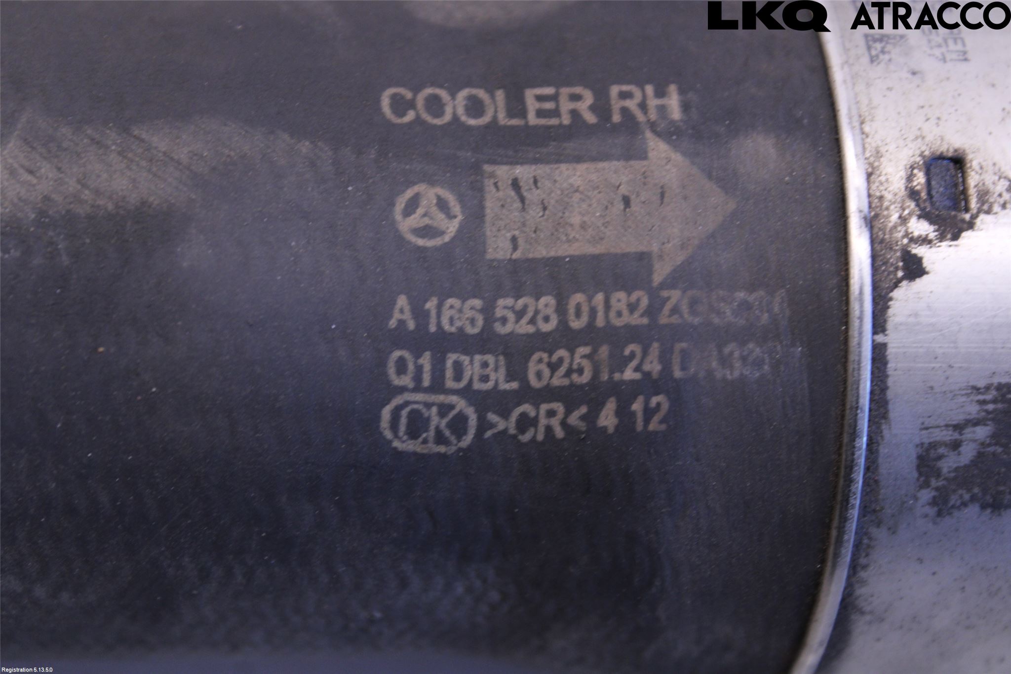 Mercedes-Benz MB ML/GLE-KLASS (W166) 12-18 Intercooler Rør-Slange