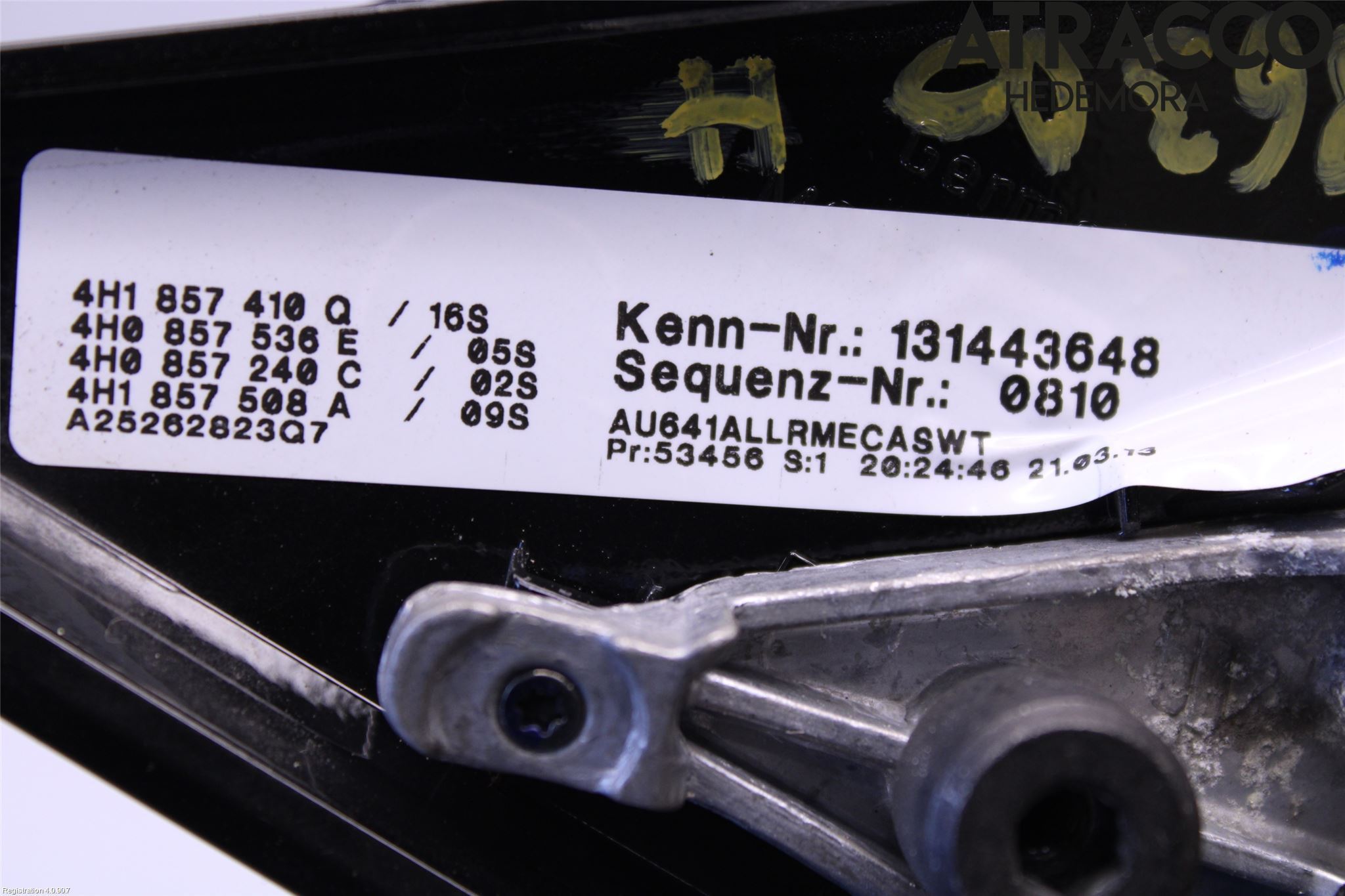 Audi A8/S8 4H 10-17 Speil H M-El Justering