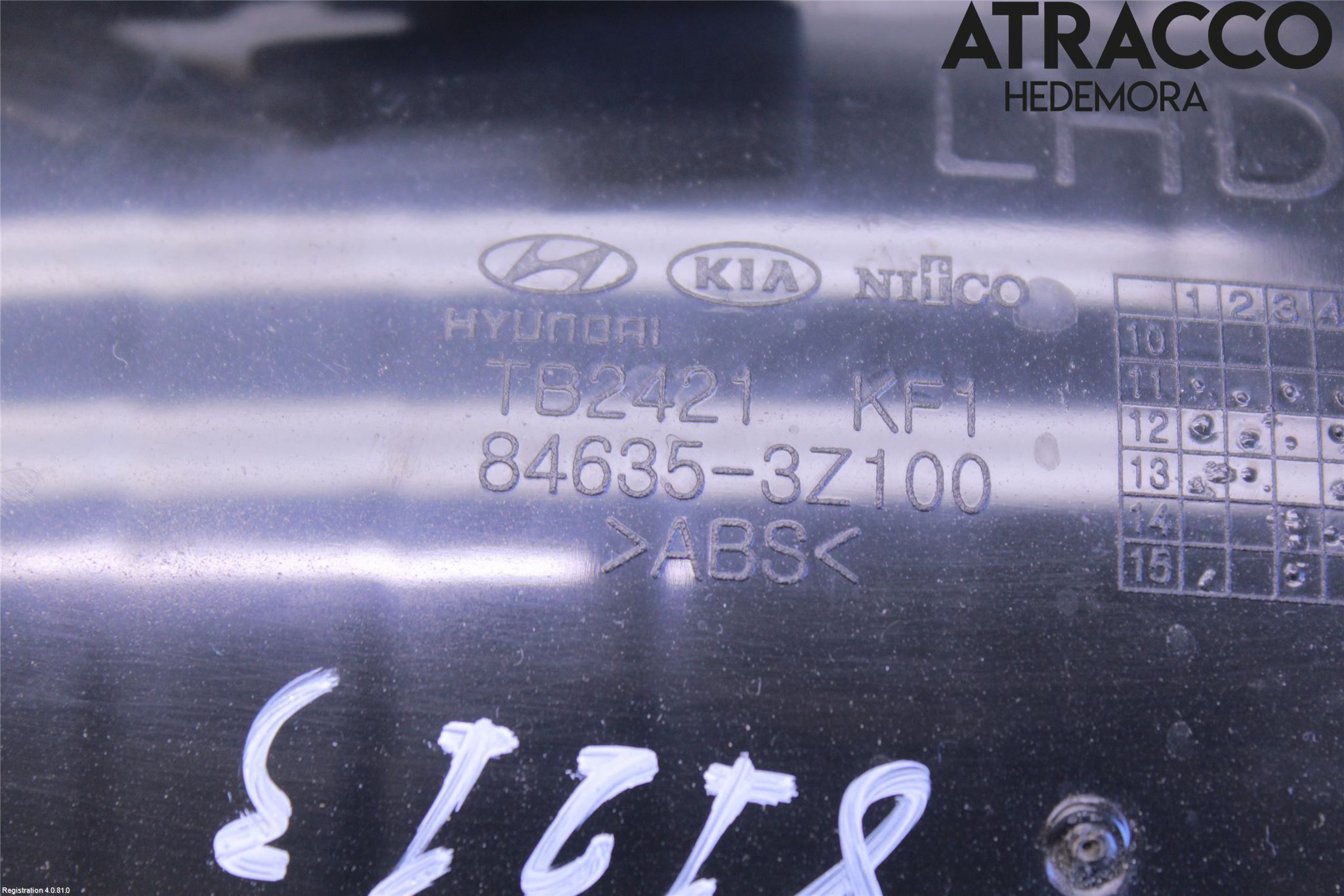 Hyundai i40 16-18 Innr Oppbevaringsrom