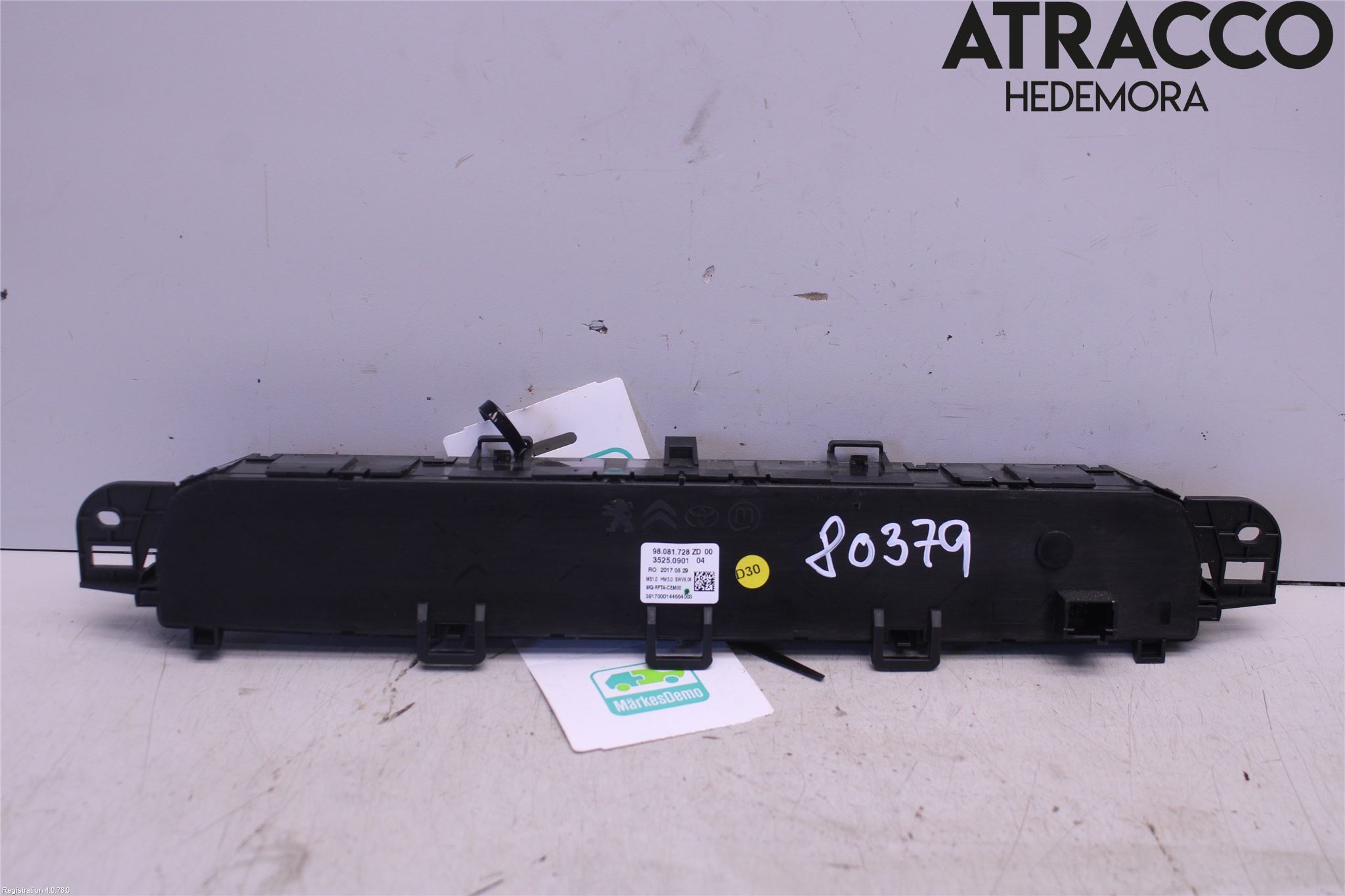 Toyota PROACE II 16- Varme Ac Betjening-Display