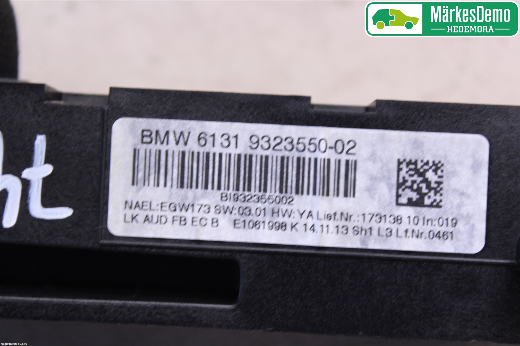 BMW 3 F30/F31/F80 12-19 Stereo Radio Med Cd