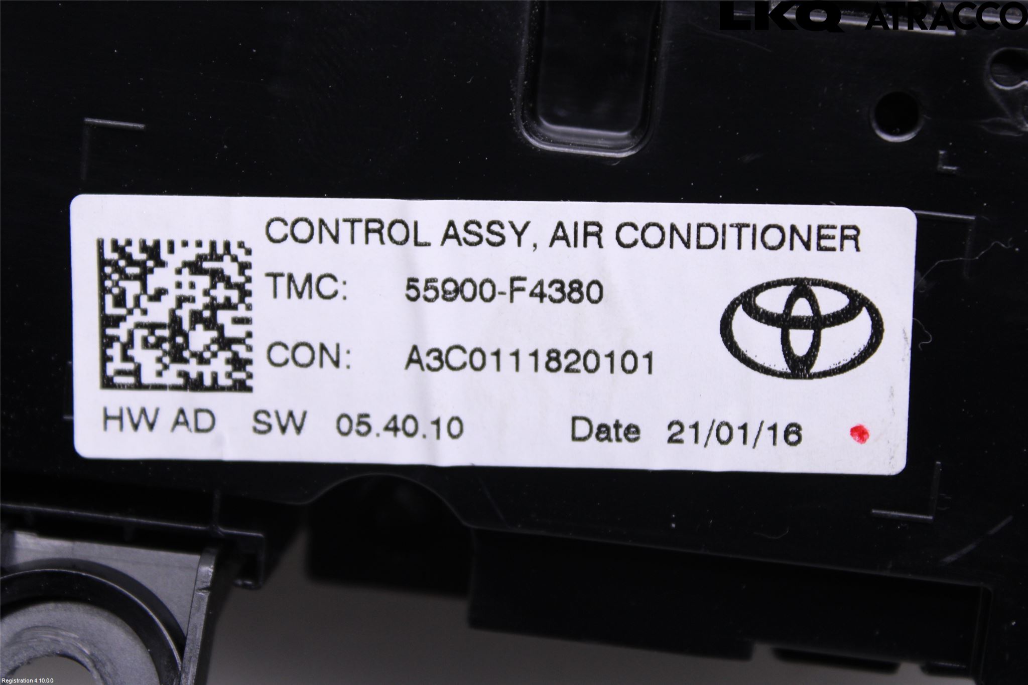Toyota C-HR 16-23 Varme Ac Betjening-Display