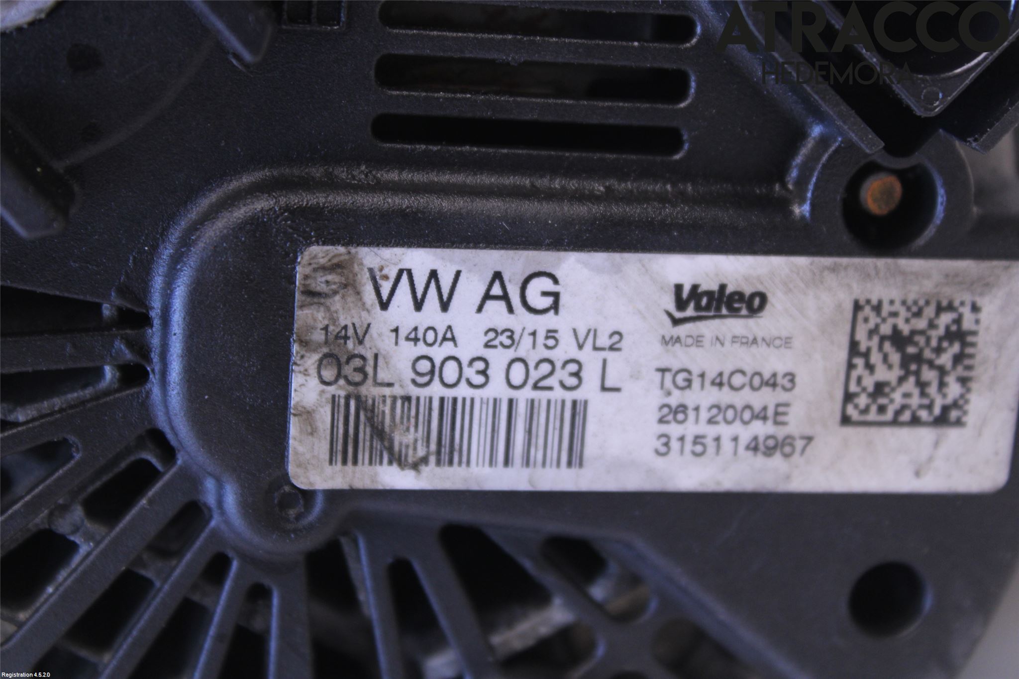 Volkswagen VW TIGUAN 07-16 Varme Ac Kompressor