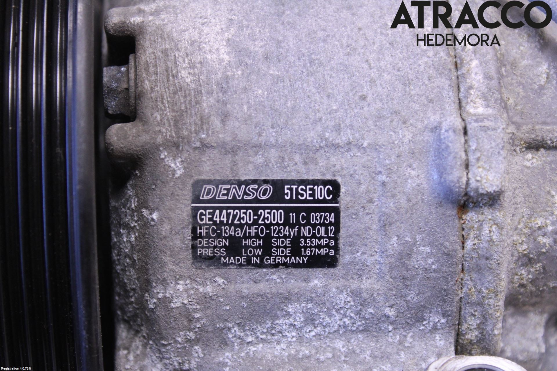 Toyota YARIS XP130 15-20 Varme Ac Kompressor