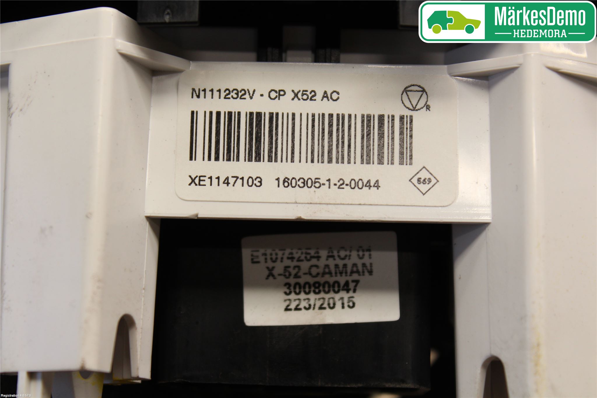 Dacia SANDERO/STEPWAY 13-20 Varme Ac Betjening-Display