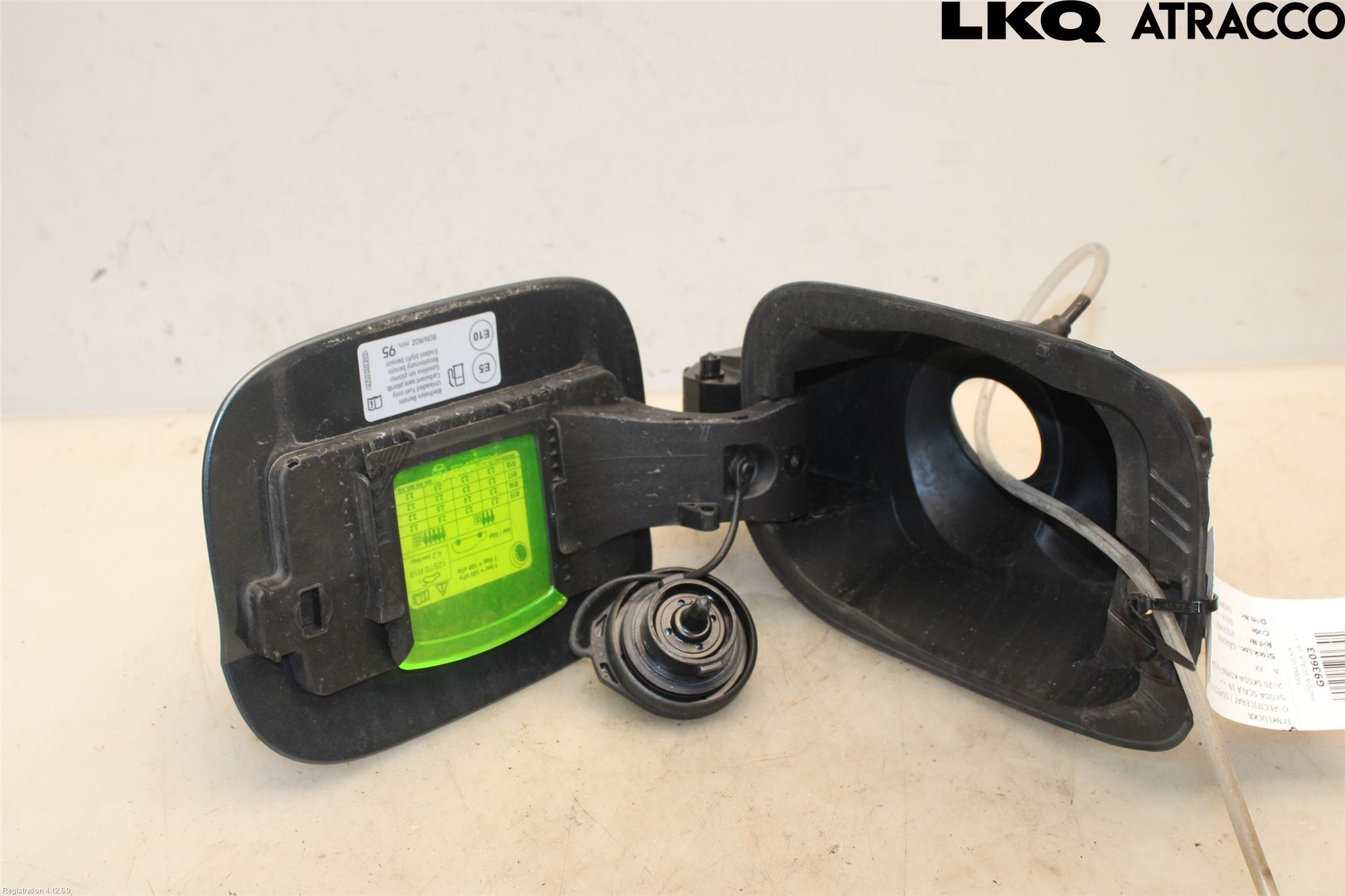 Skoda SCALA 19- Drivstoff Tankluke