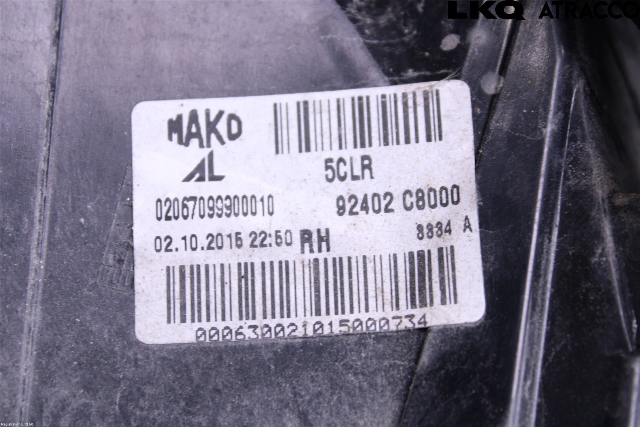 Hyundai i20 GB 15-20 Baklykt Høyre