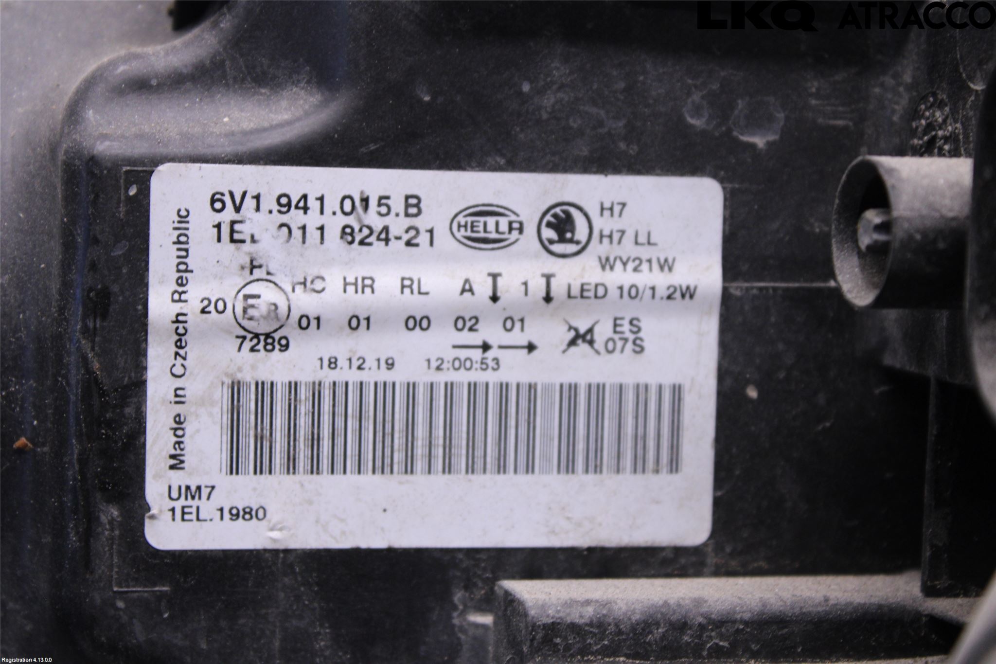 Skoda FABIA 15-21 Frontlykt Venstre