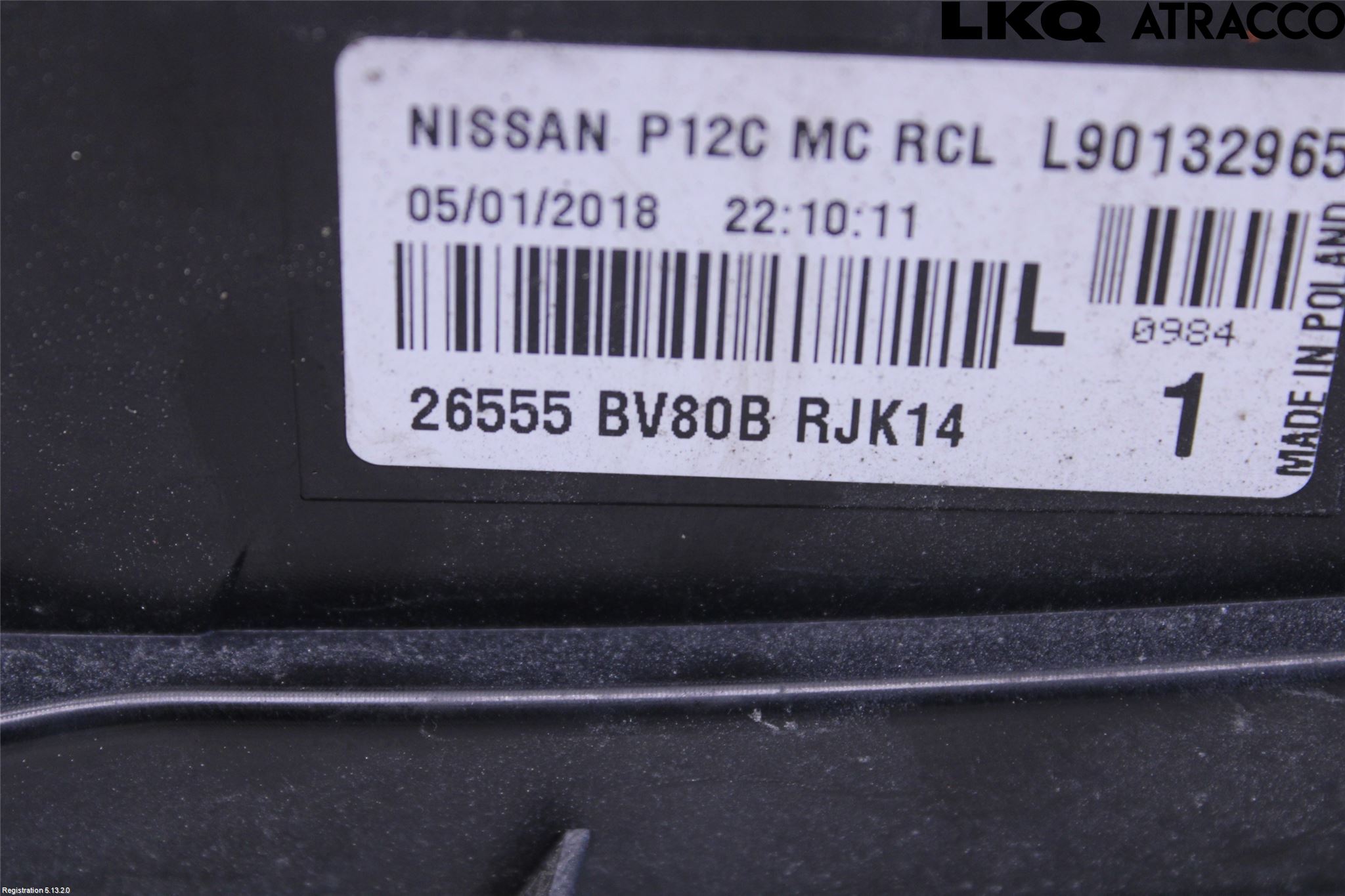 Nissan JUKE 14-19 Baklykt Venstre