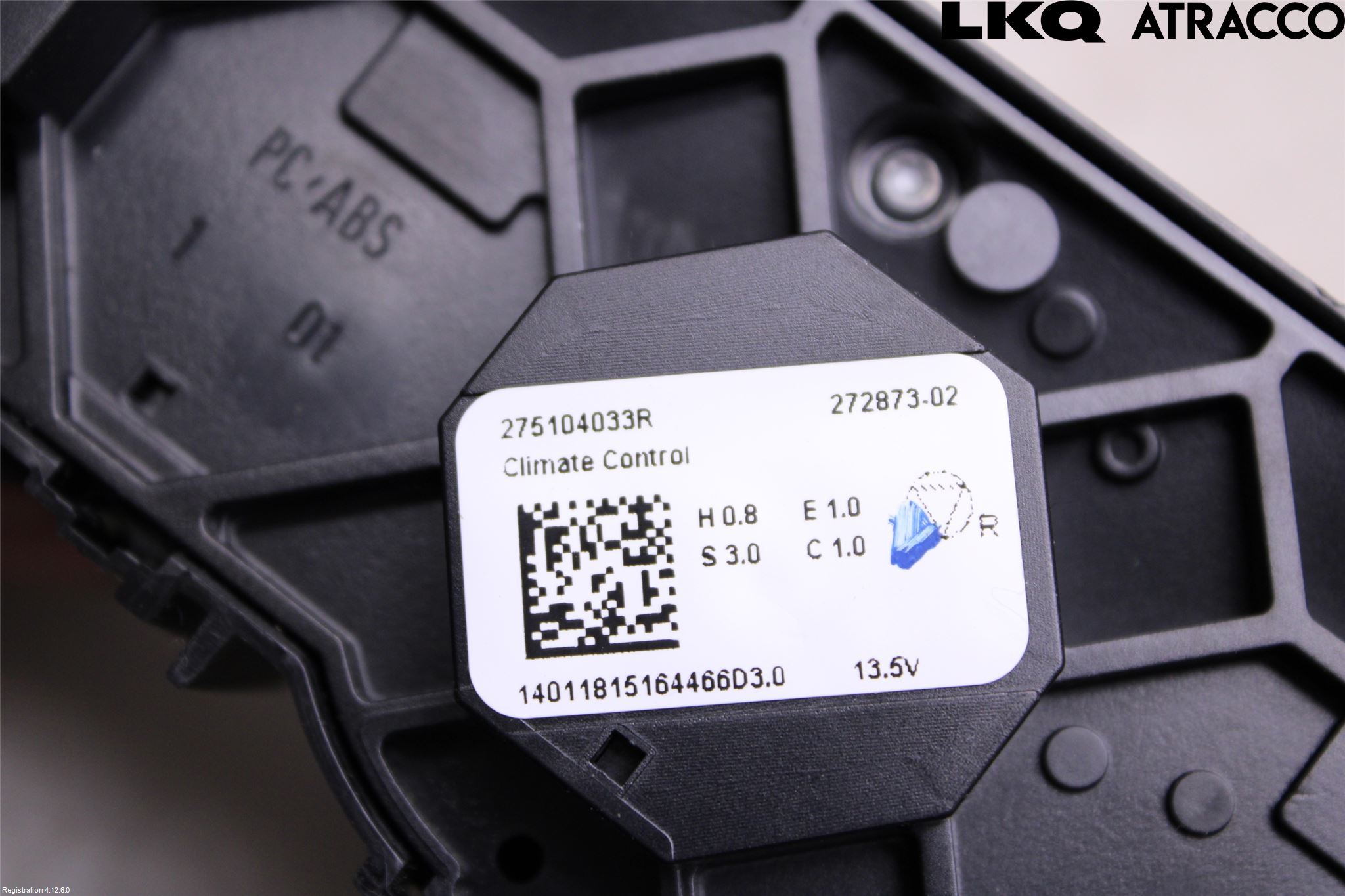 Dacia DUSTER 10-17 Varme Ac Betjening-Display