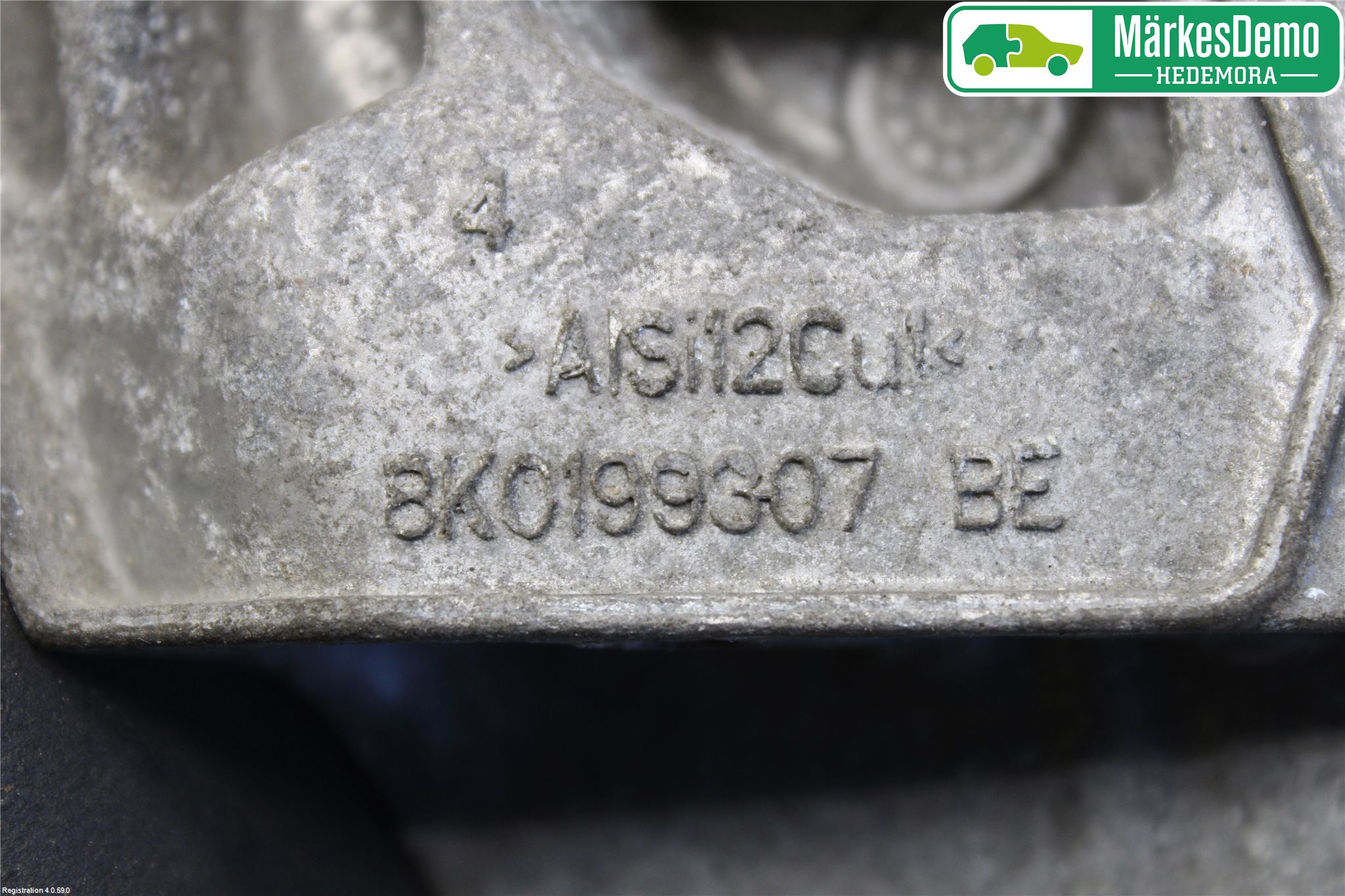 Audi A4/S4 08-11 Motor Feste Stål-Alu