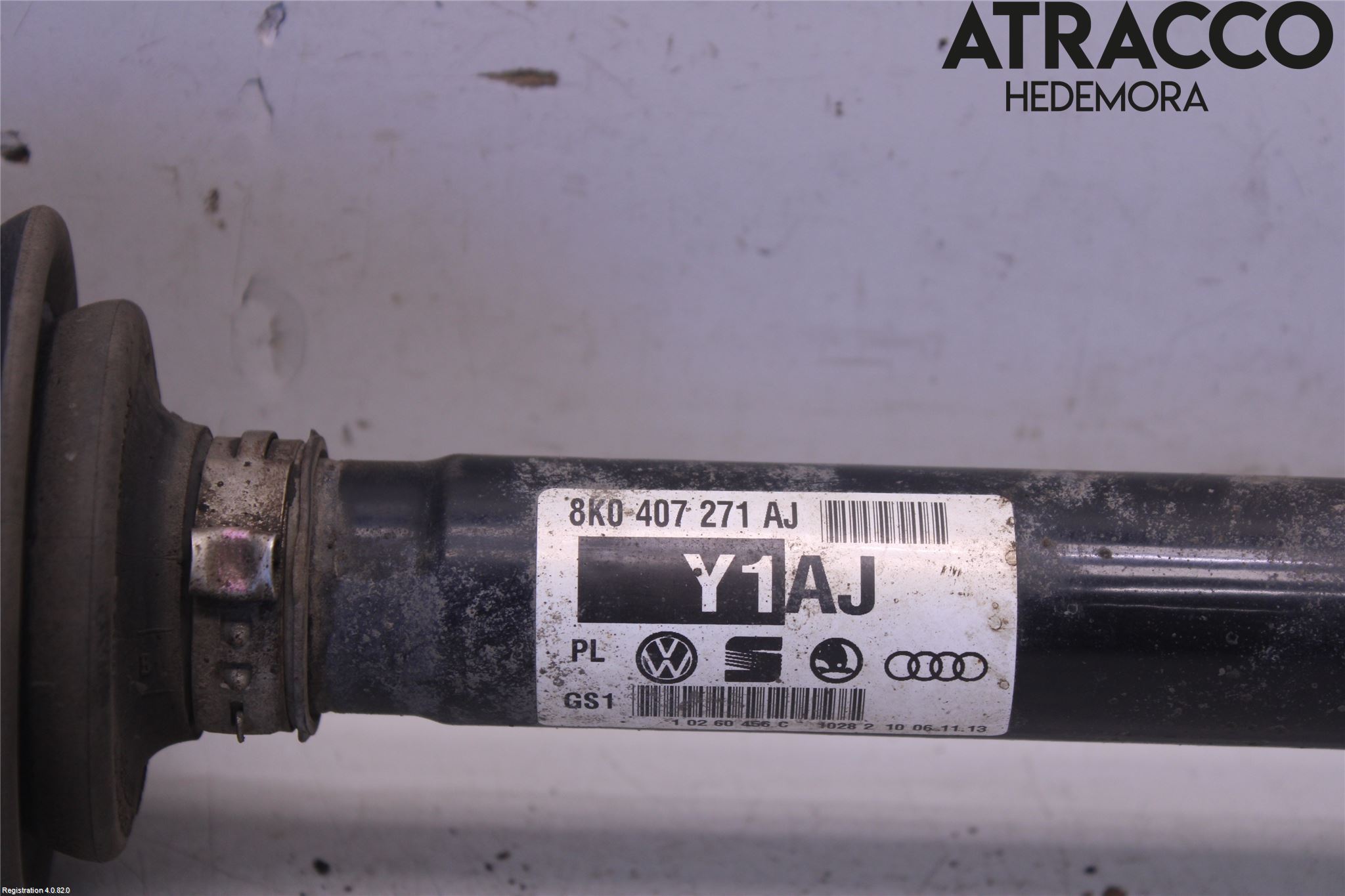 Audi A4 12-15 Drivaksel Foran Kompl Høyre