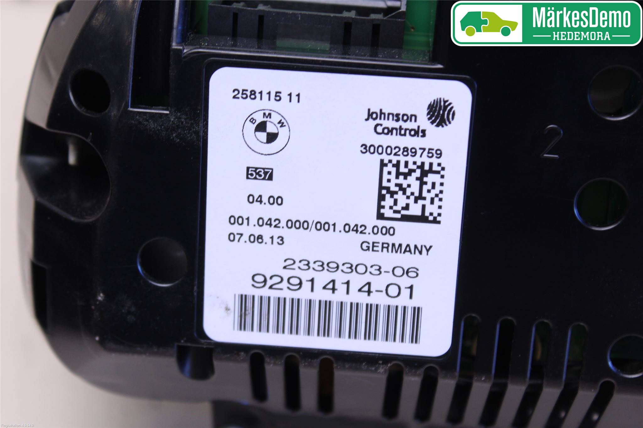BMW 5 F10/F11/F18 09-17 Instr Kombinert