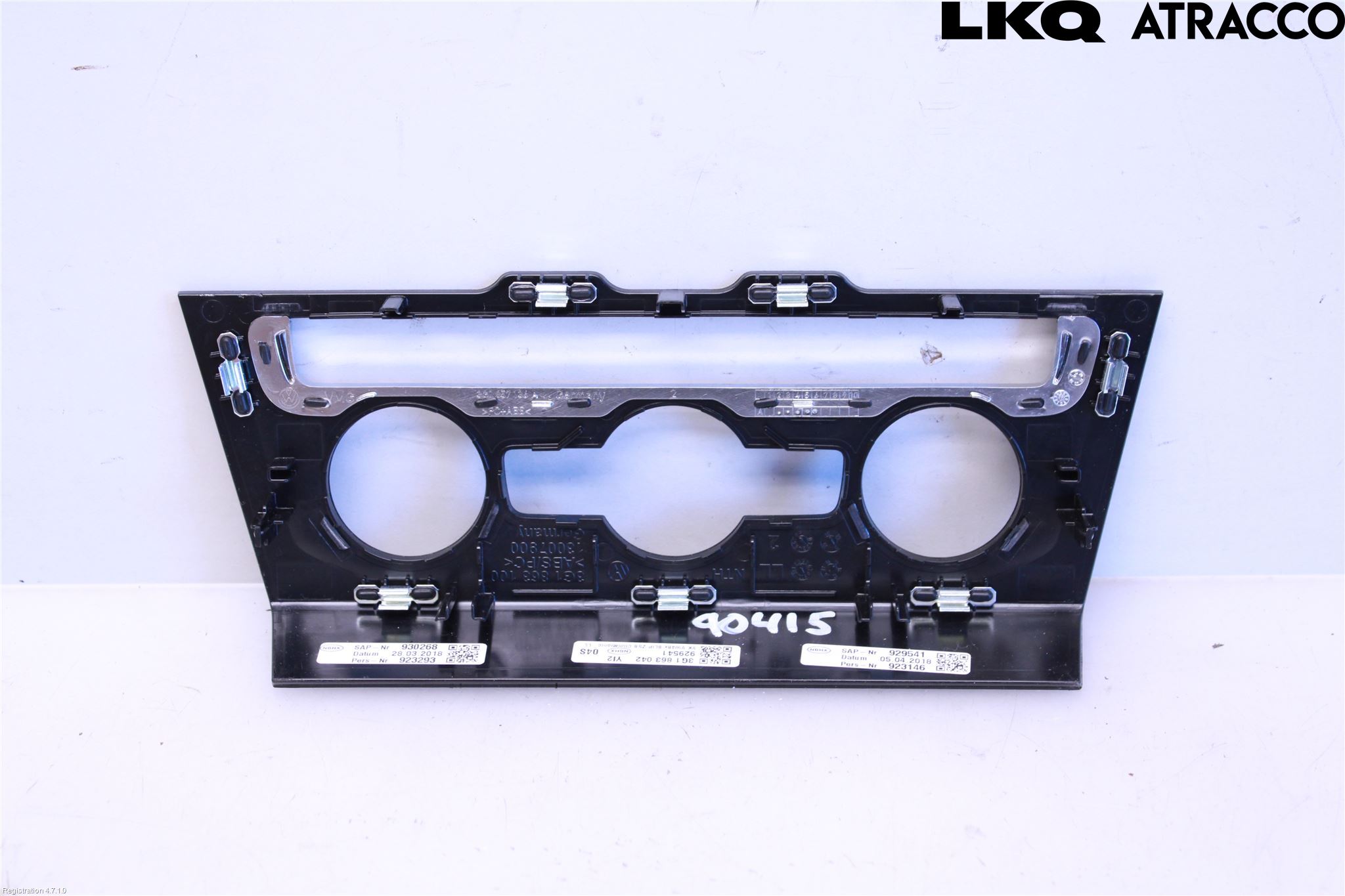 Volkswagen VW PASSAT 15-19 Instrument Ramme