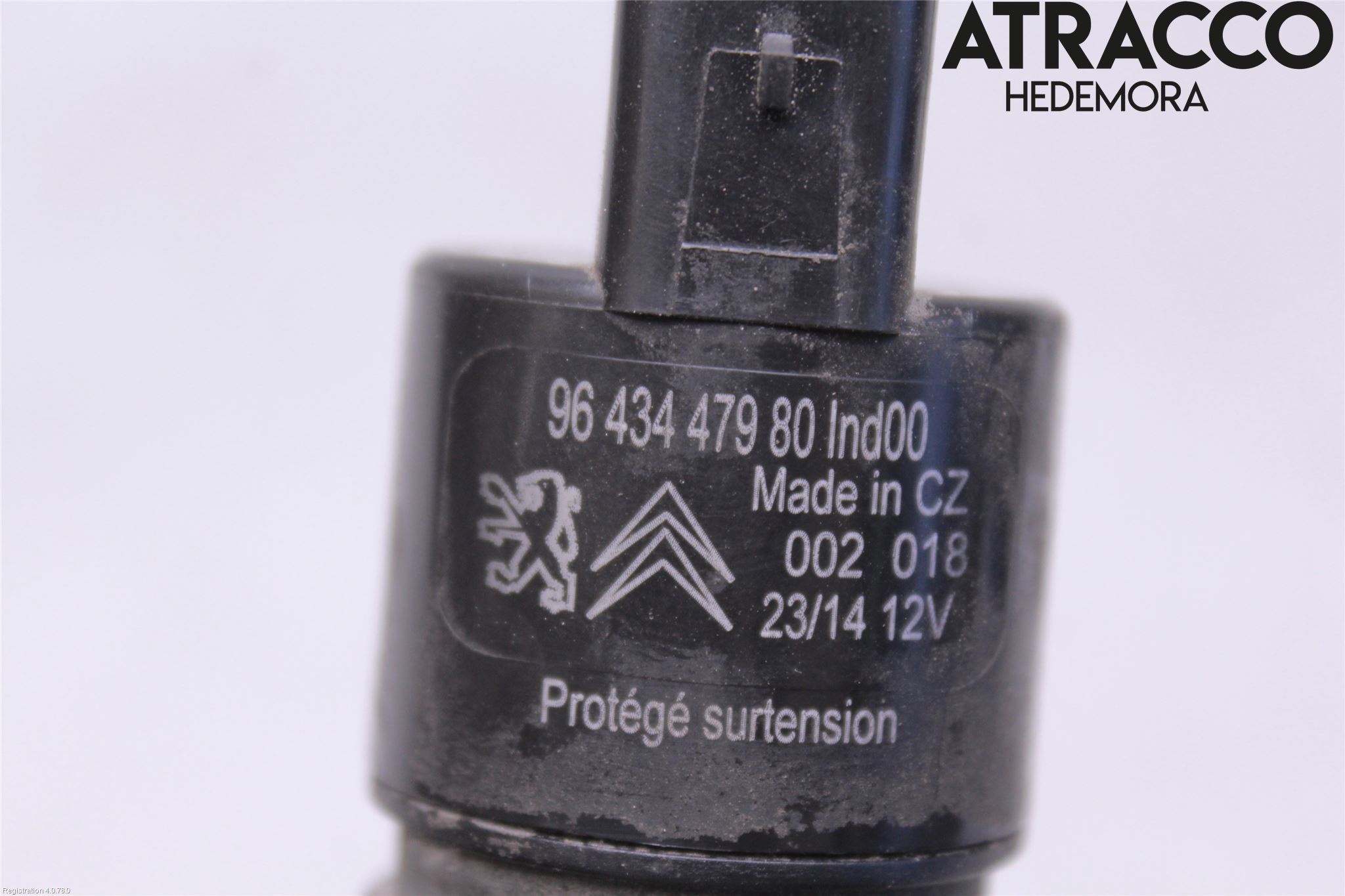 Peugeot 3008 09-16 Spylerpumpe Frontrute