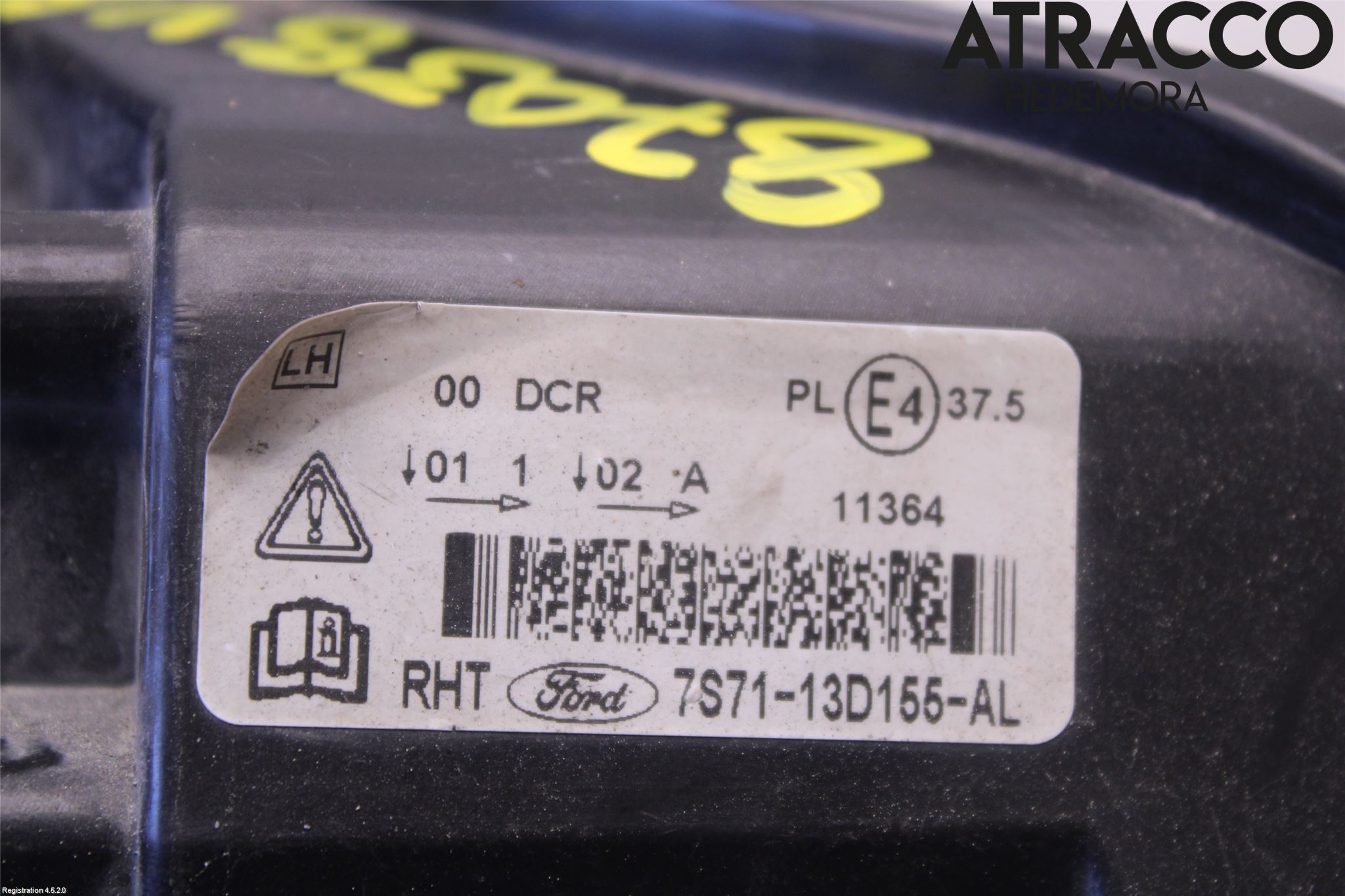 Ford MONDEO 07-15 Frontlykt Venstre