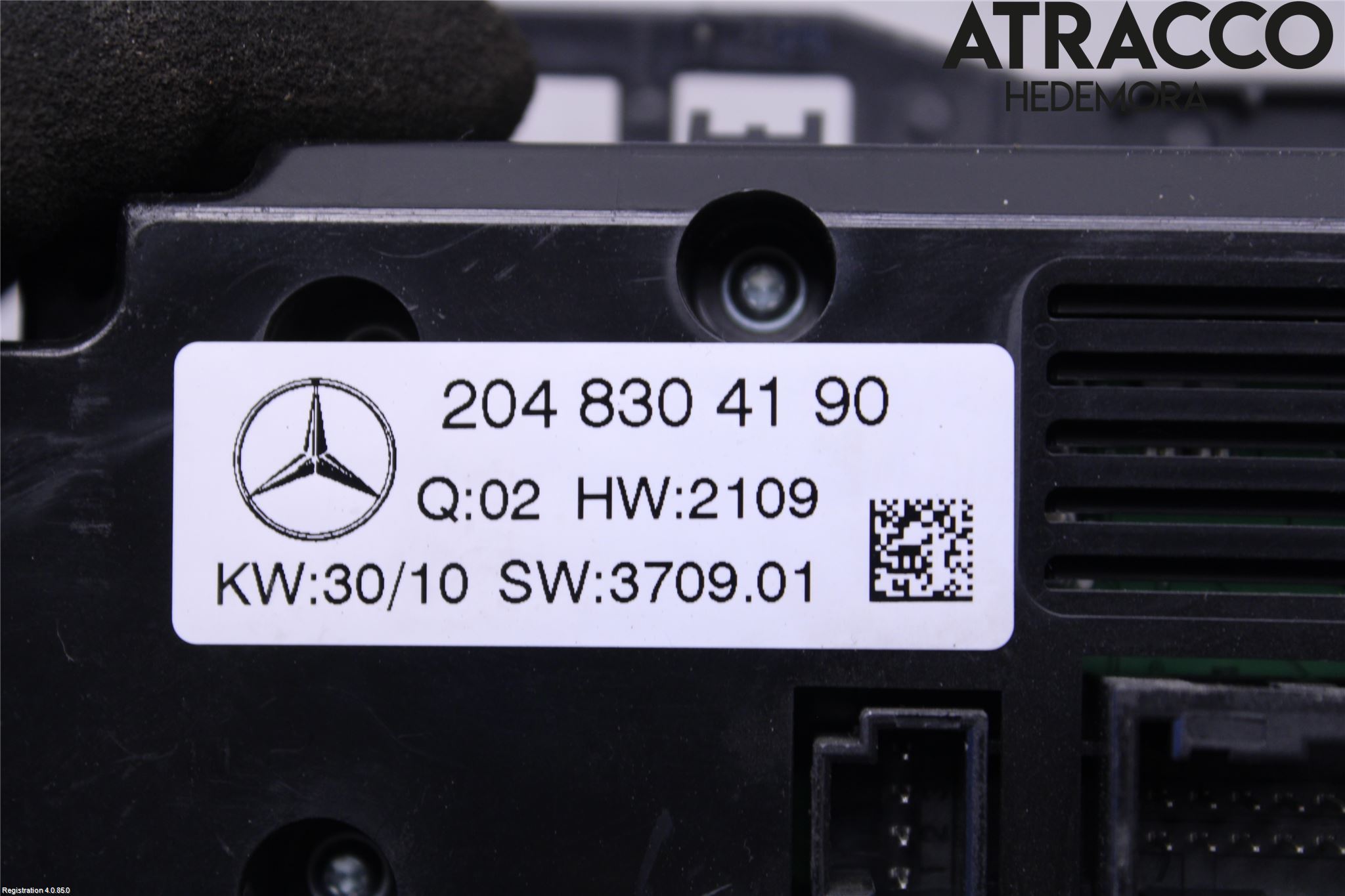 Mercedes-Benz MB C-KLASS (W204) 07-15 Varme Ac Betjening-Display