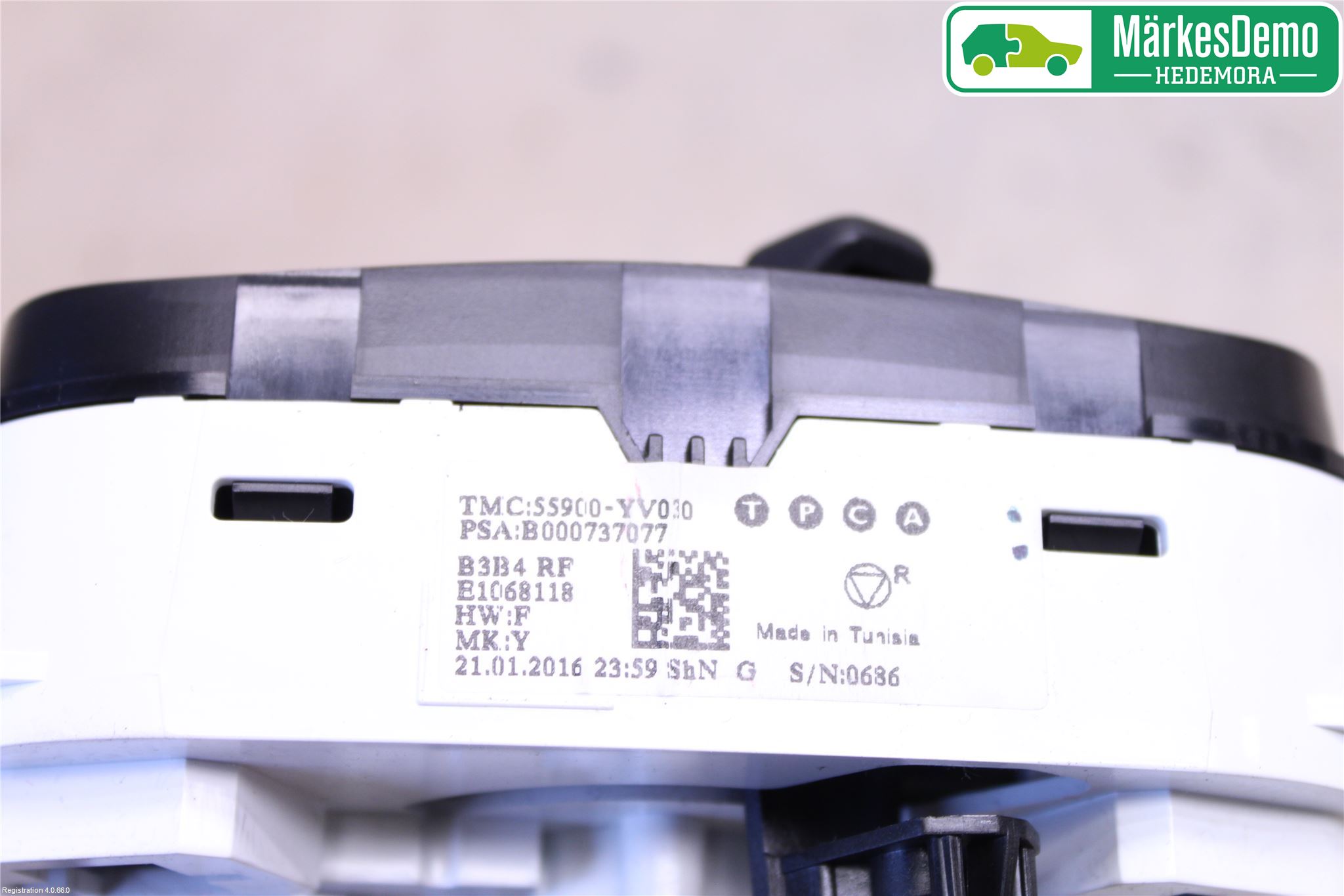Toyota AYGO 15-21 Varme Ac Betjening-Display