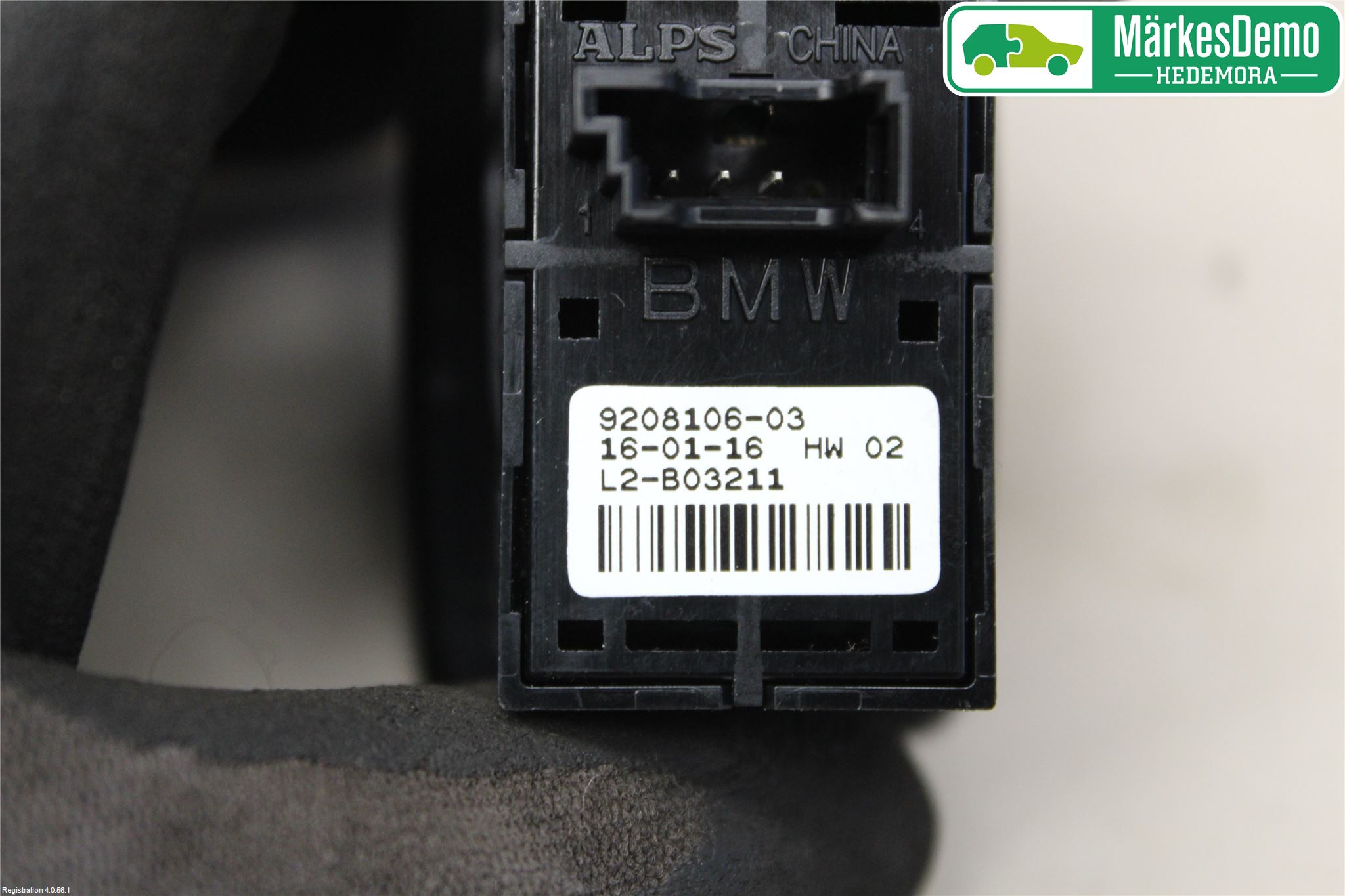BMW 1 F20/F21 11-19 Bryter Vindusheis