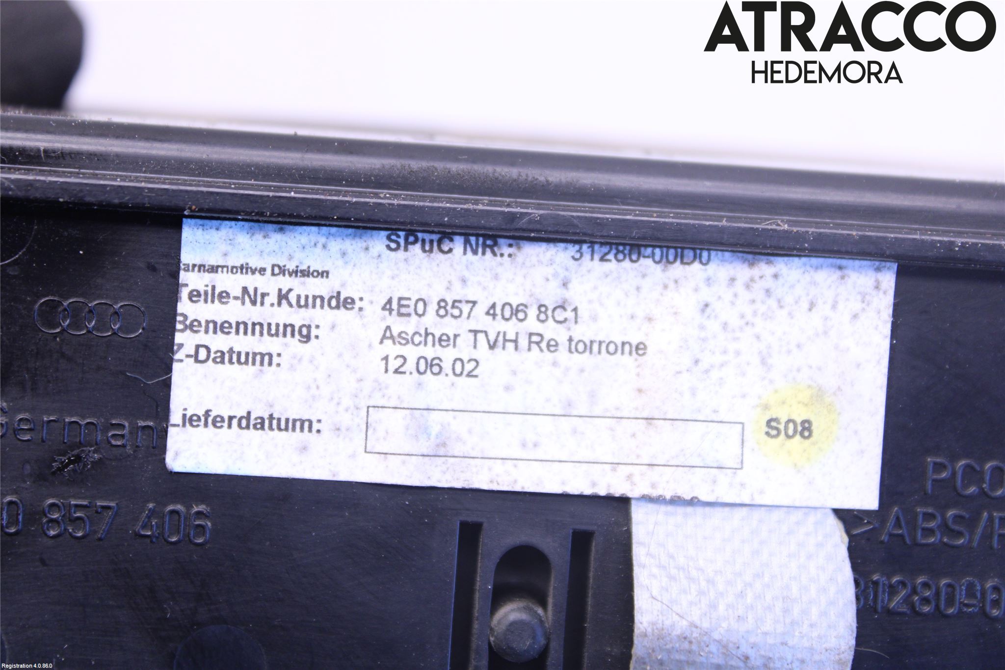 Audi A8/S8 4E  02-09 Innr Askebeger