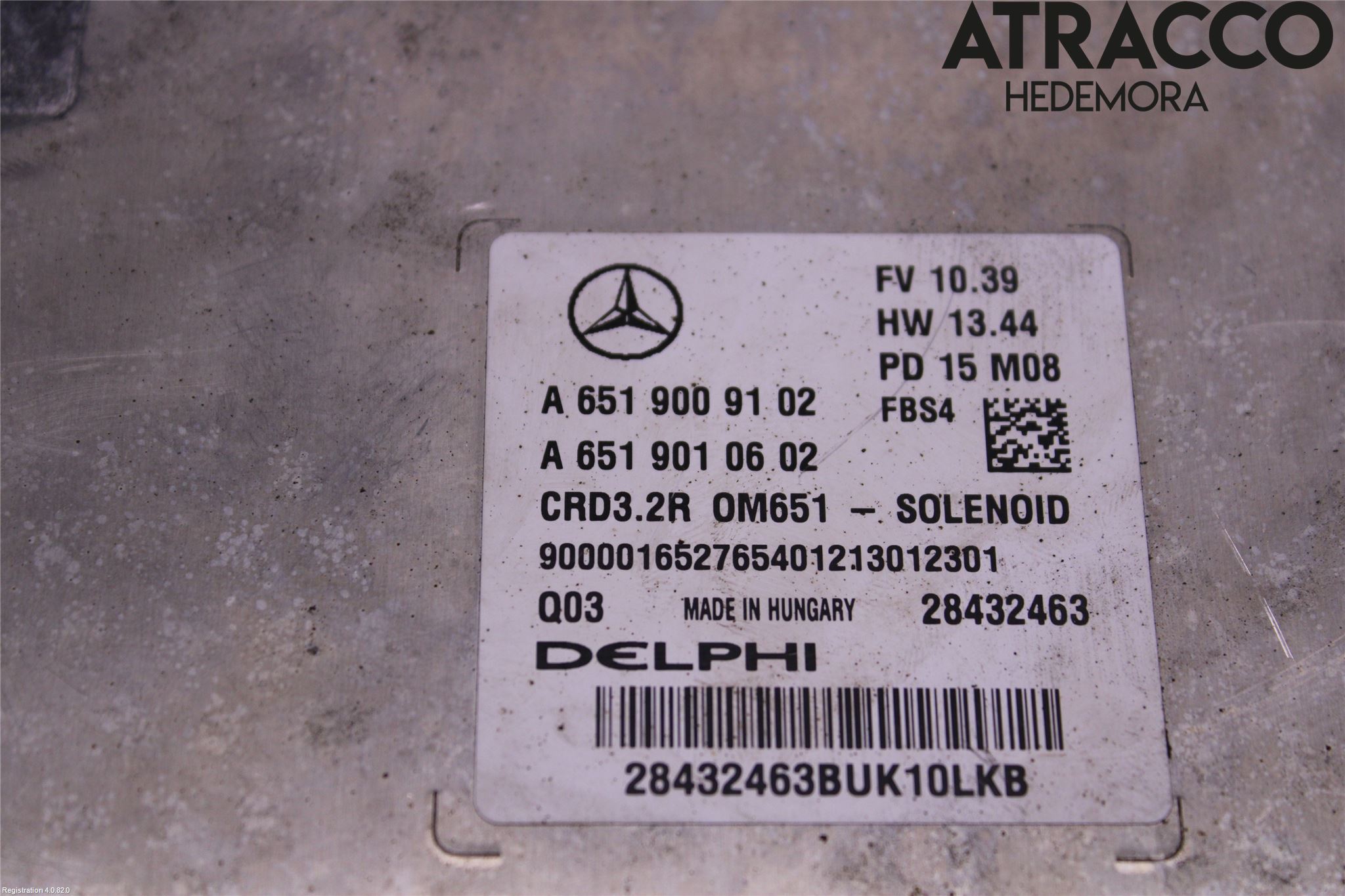 Mercedes-Benz MB E-KLASS (W212) 09-16 Styreenhet Dieselpumpe