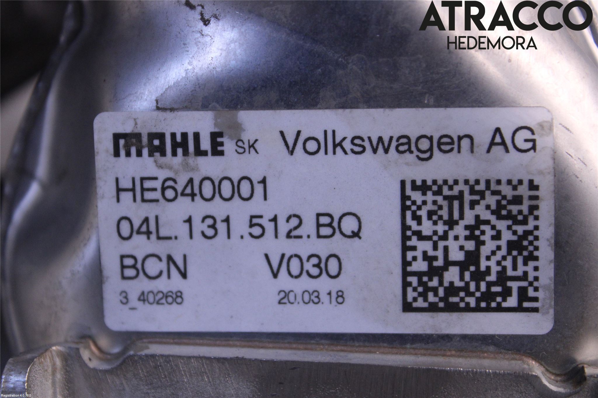 Volkswagen VW PASSAT 15-19 Eksos Kjøler