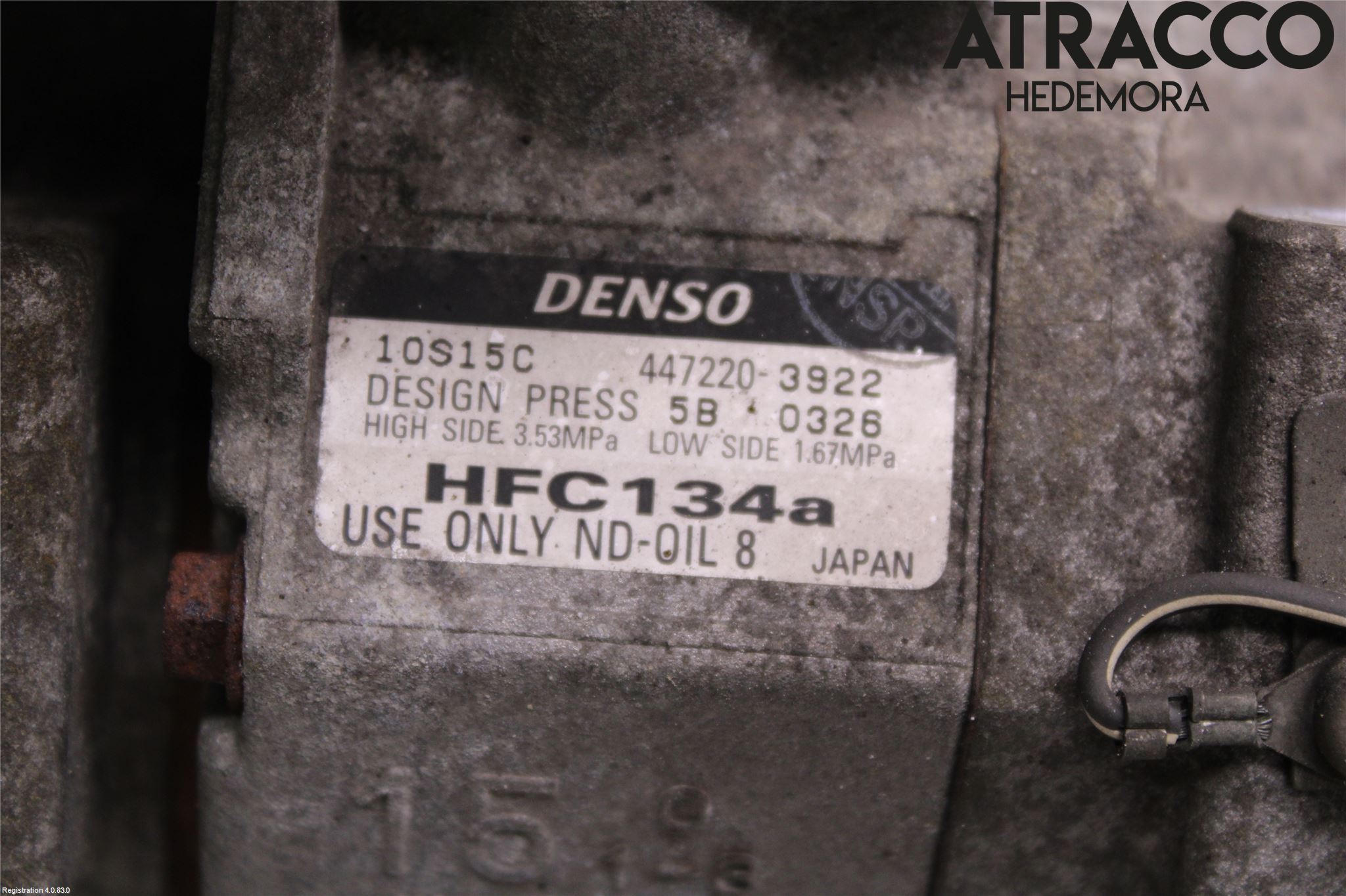 Toyota AVENSIS 98-02 Varme Ac Kompressor