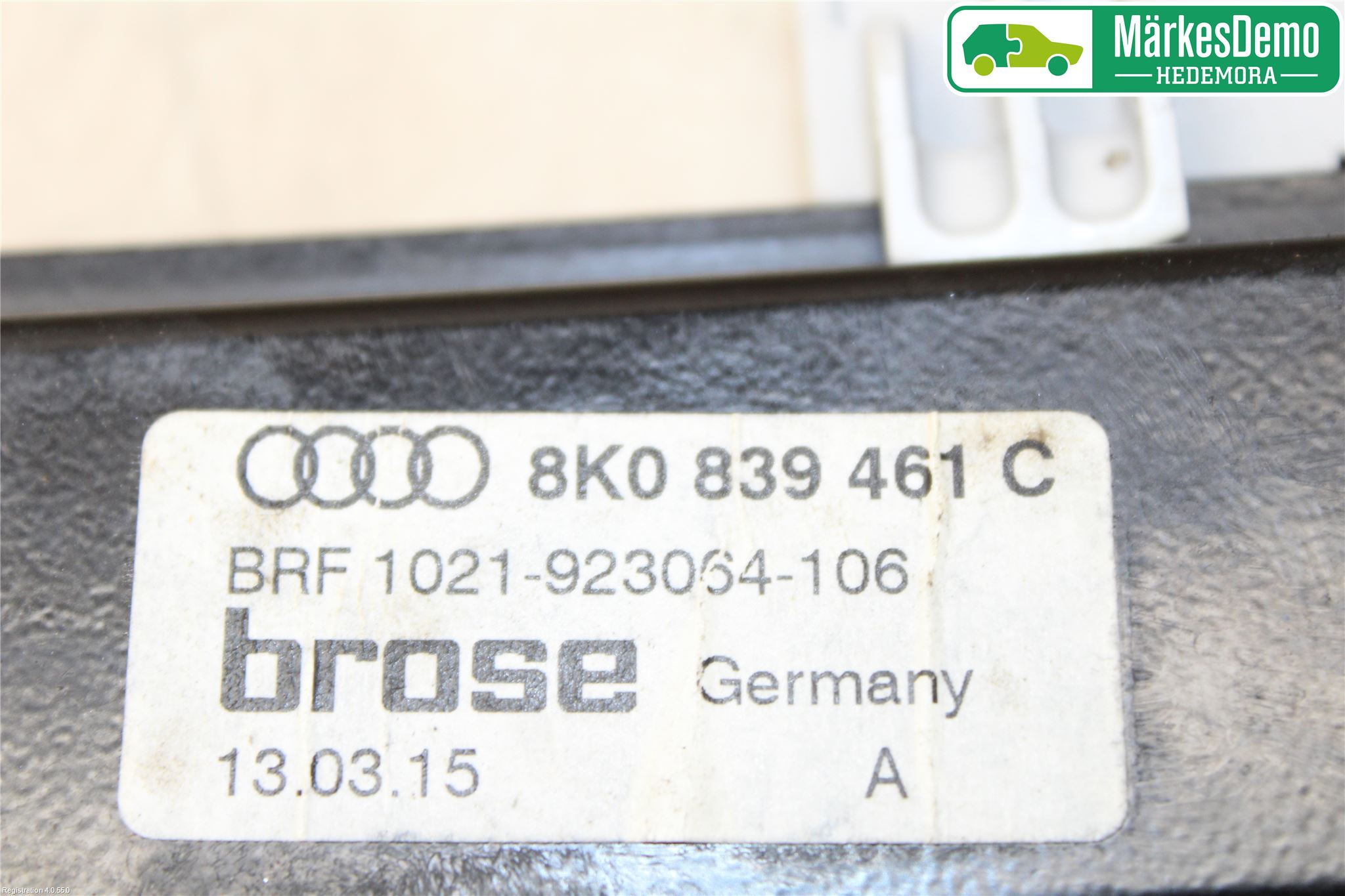 Audi A4 ALLROAD 09-16 Vindusheis El Komp