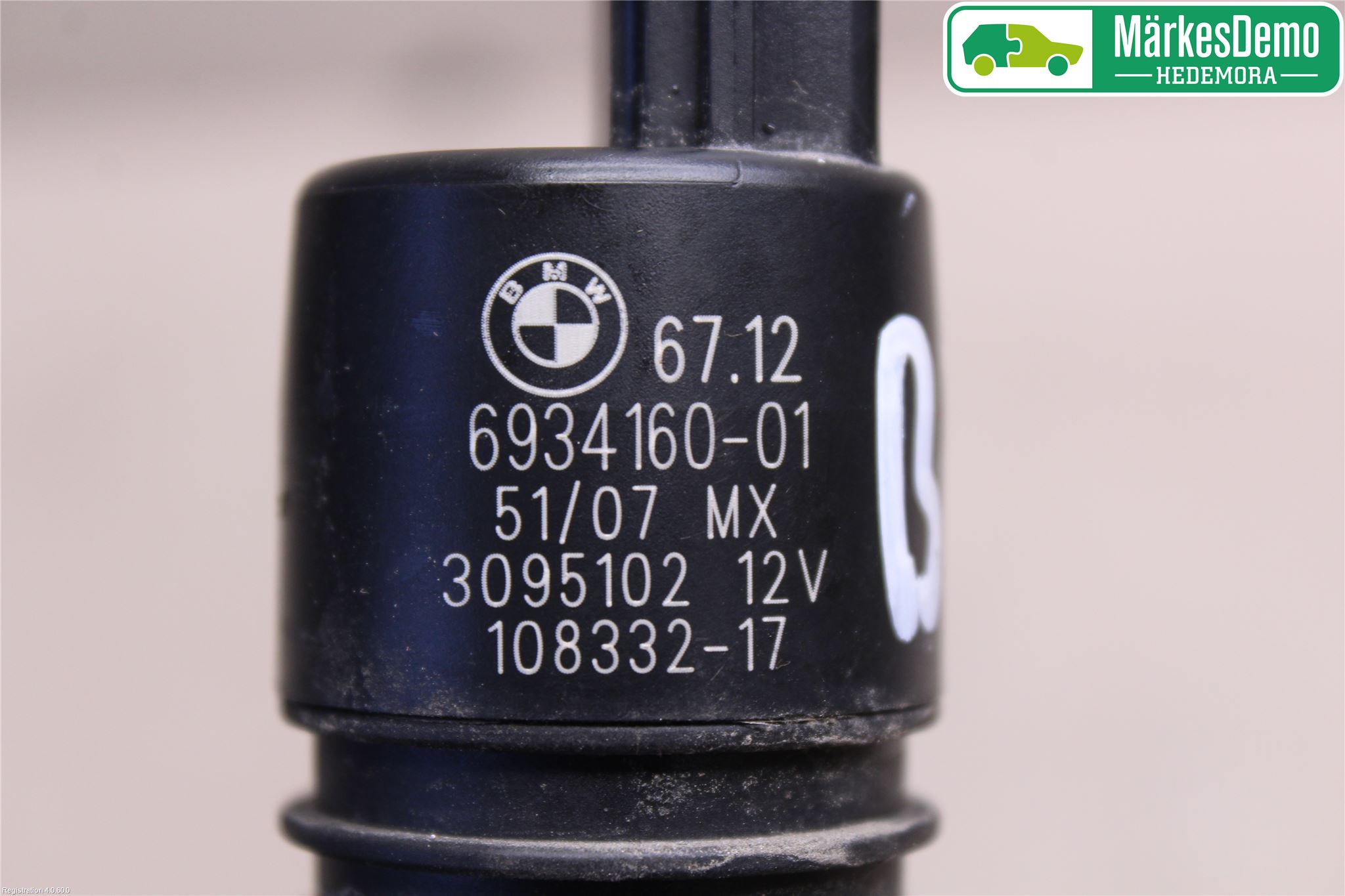 BMW X5 E70 07-13 Spylerpumpe Bakluke