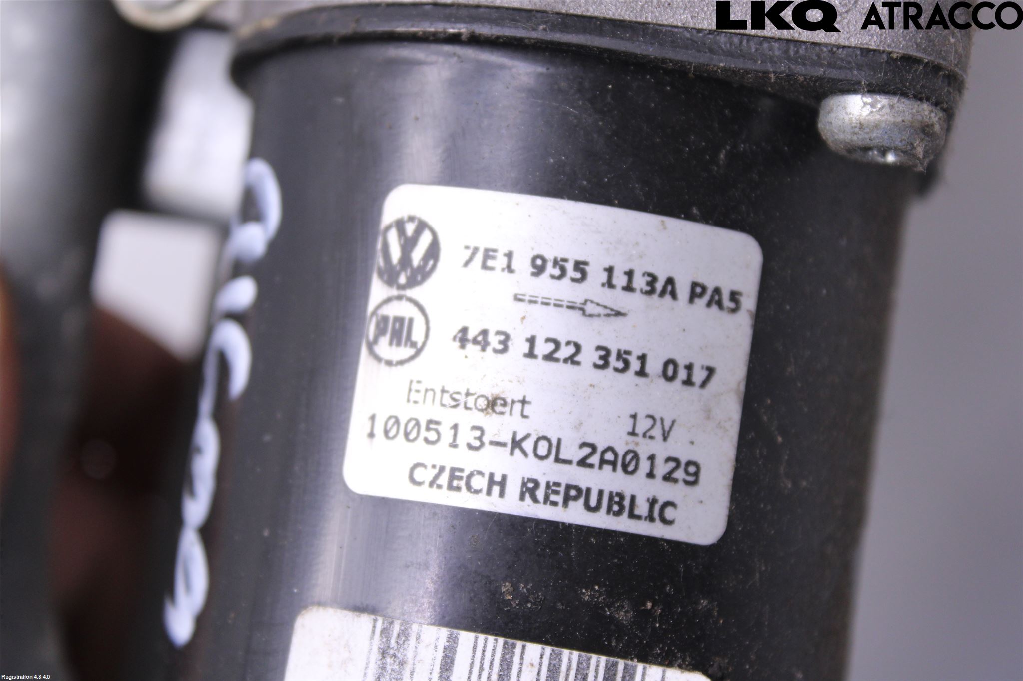 Volkswagen VW TRANSP/CARAVELLE (T5) 04-15 Viskeroverføring Frontrute